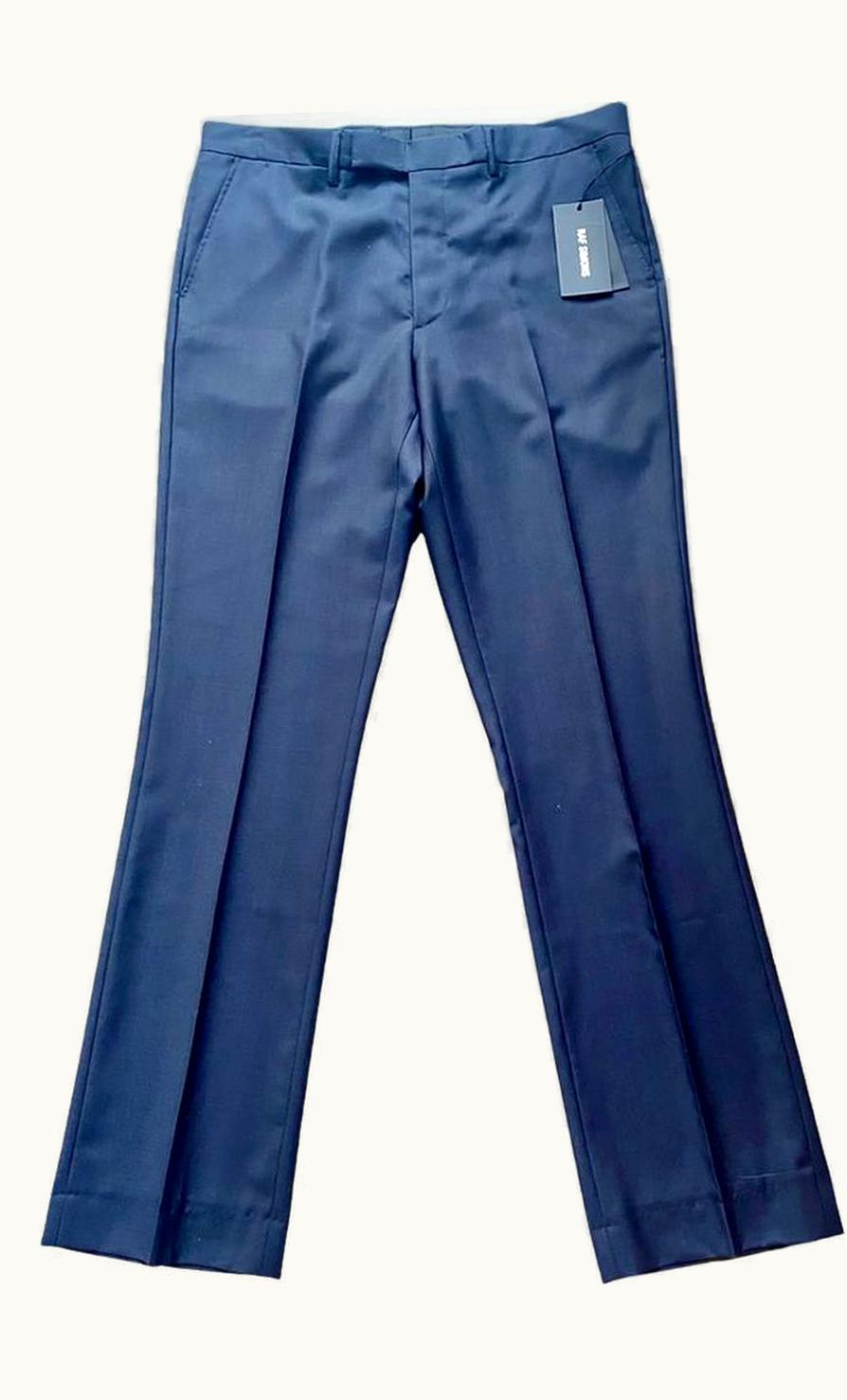 Raf Simons Raf Simons Pleated Flared Wool Trousers S/S 2017