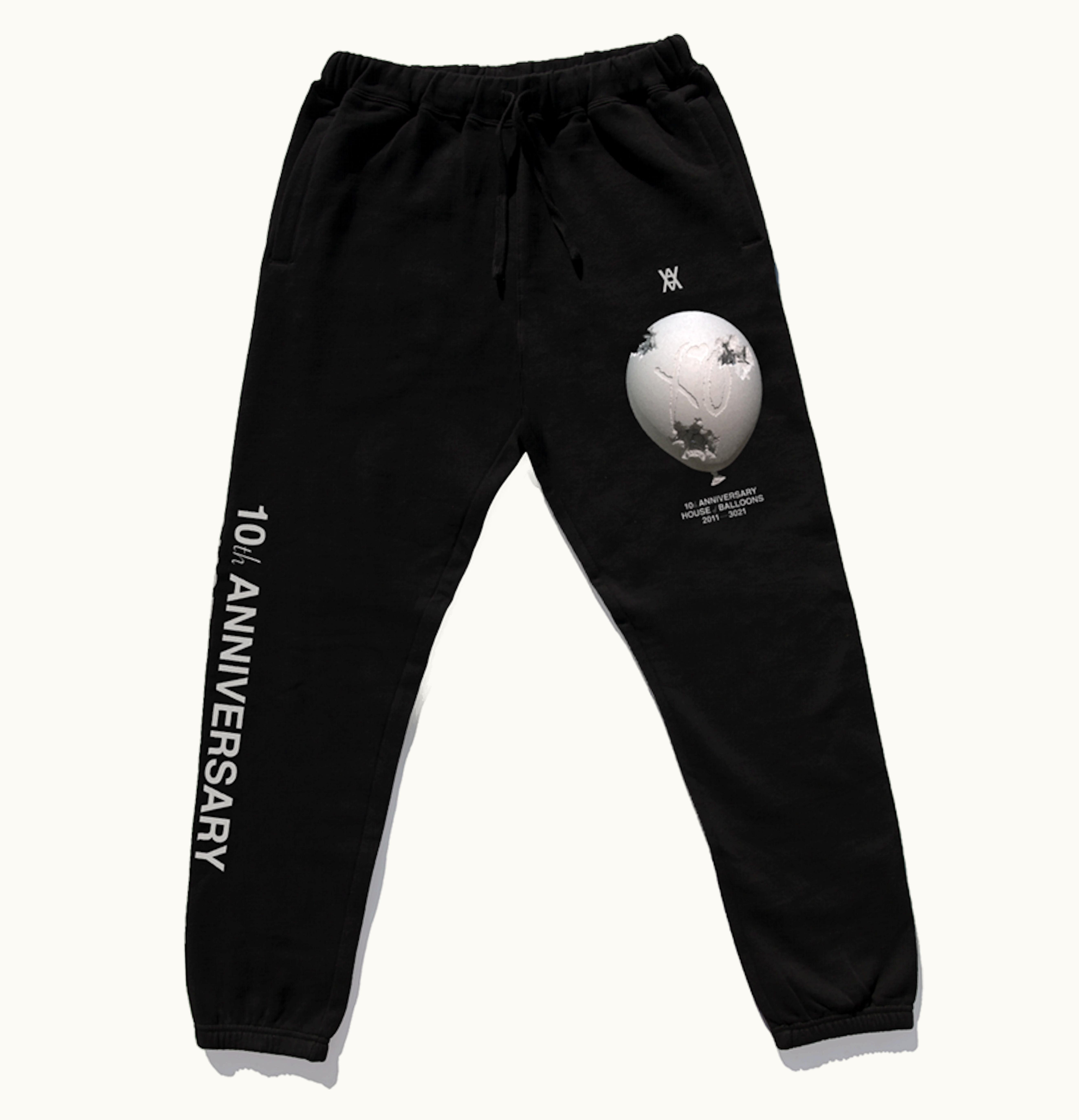 The Weeknd The Weeknd x Daniel Arsham House Of Balloons Eroded Balloon Sweatpants Black