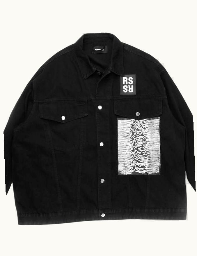 Raf Simons Raf Simons Oversized Joy Division Denim Jacket S/S 2018