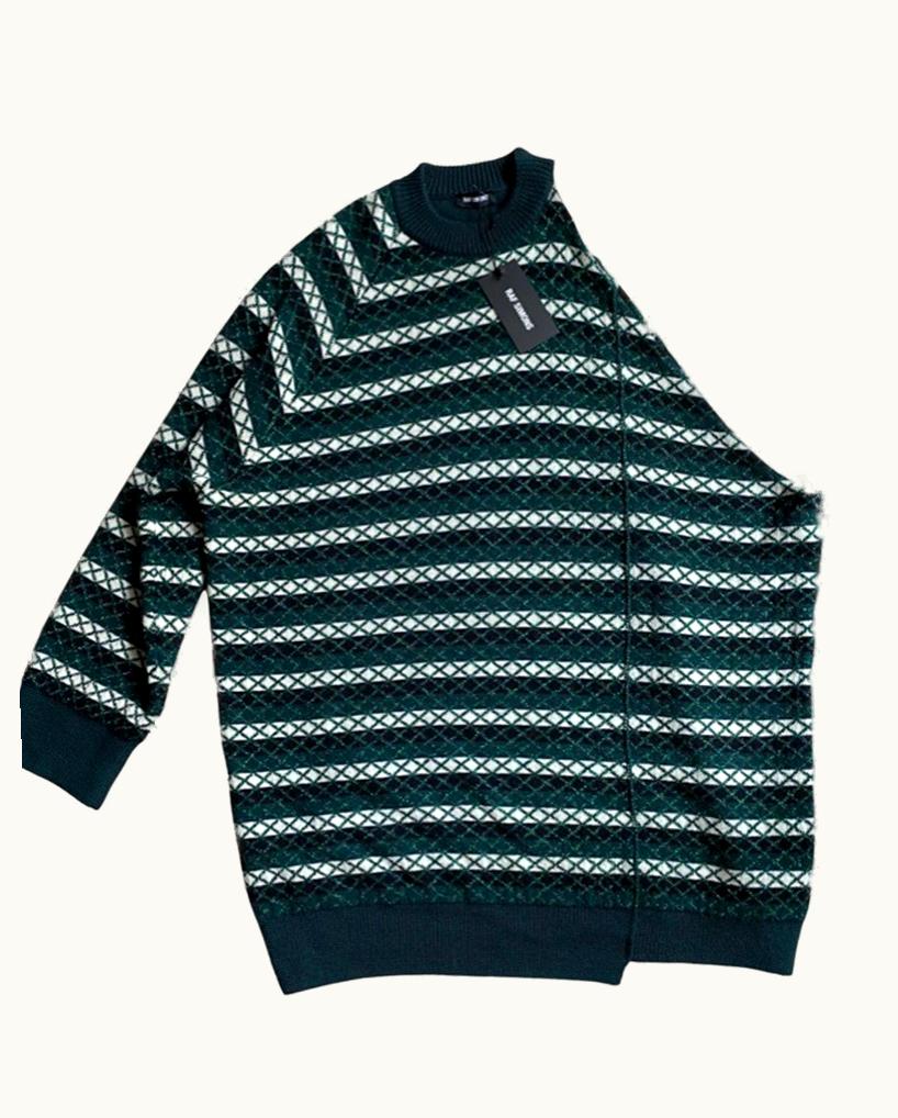 Raf Simons Oversized Jacquard Sweater S/S 2019