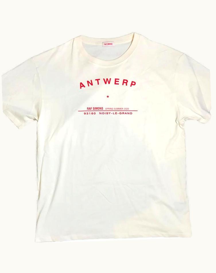 Raf Simons Raf Simons Antwerp Tour Tee S/S 2020