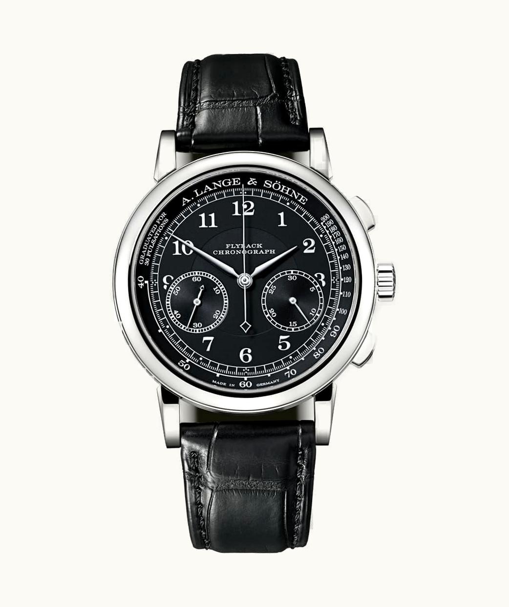 A. Lange & Söhne 1815 Chronograph White Gold / Black / Pulsometer