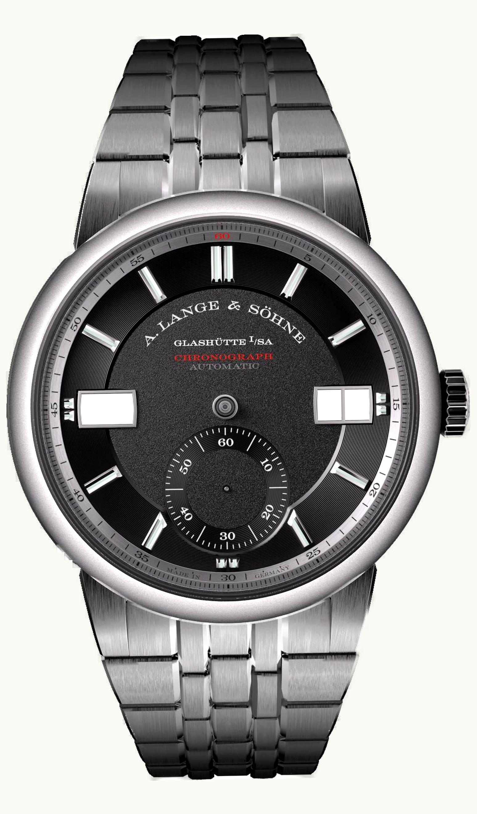 A. Lange & Söhne Odysseus Stainless Steel / Black / Bracelet