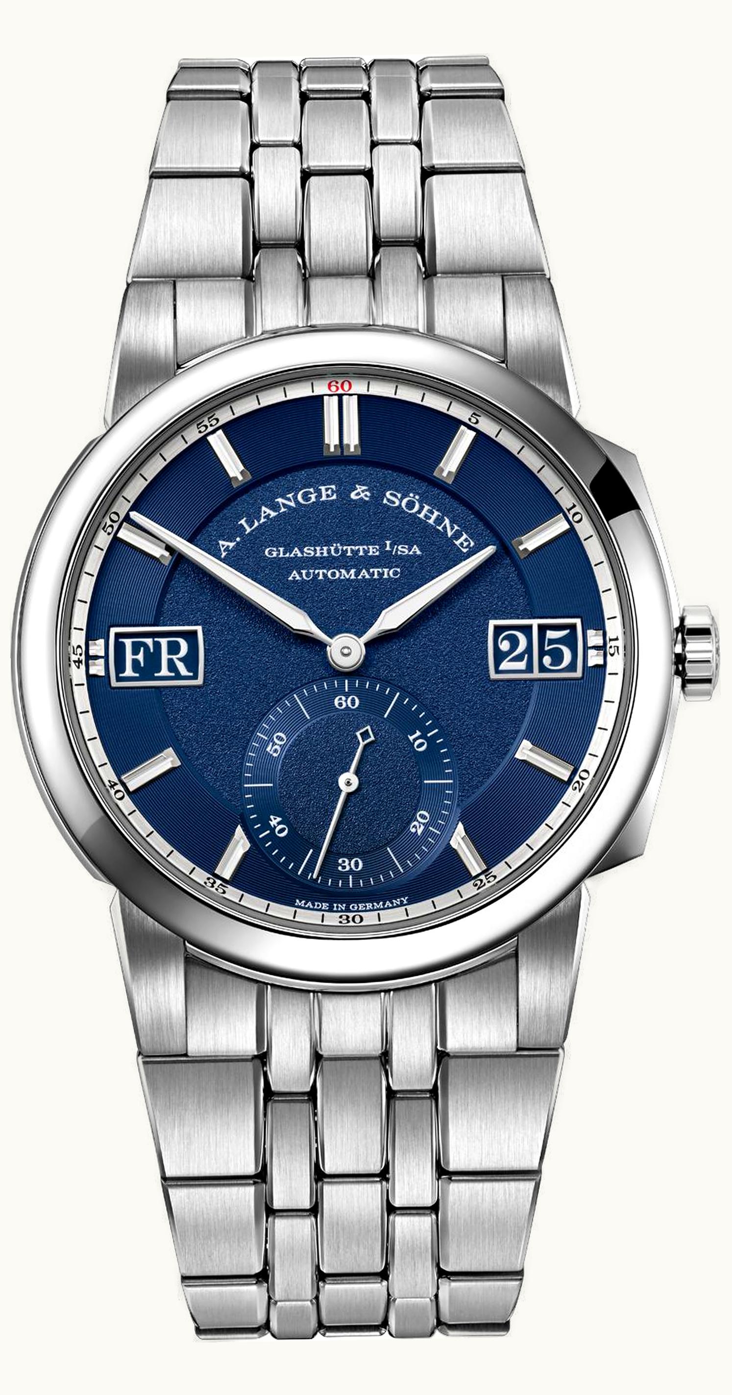 A. Lange & Söhne Odysseus Stainless Steel / Blue / Bracelet