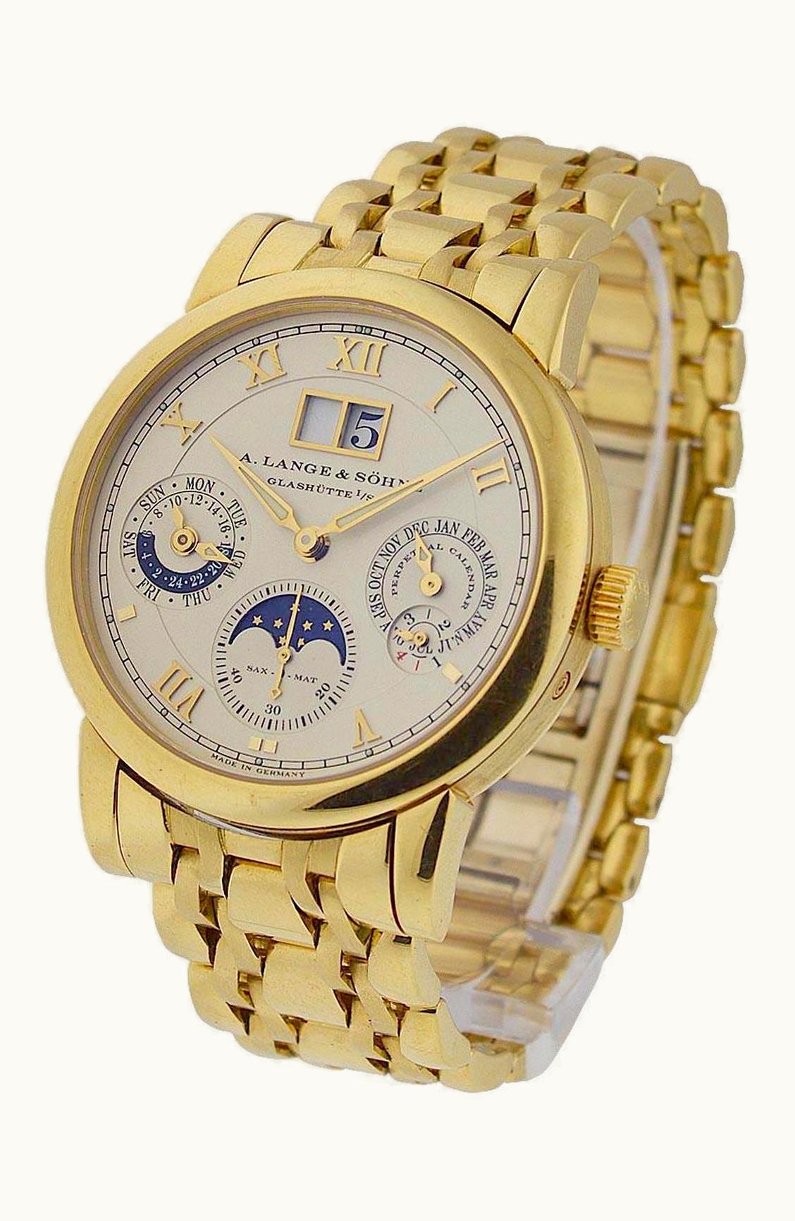 A. Lange & Söhne Langematik Perpetual Yellow Gold / Bracelet