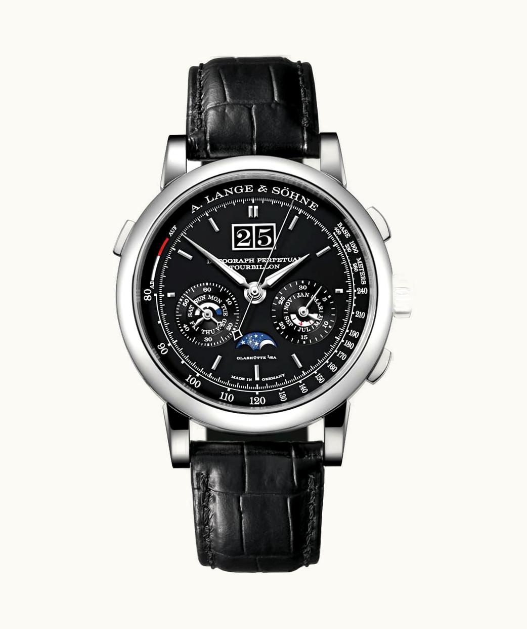 A. Lange & Söhne Datograph Perpetual Tourbillon Platinum / Black