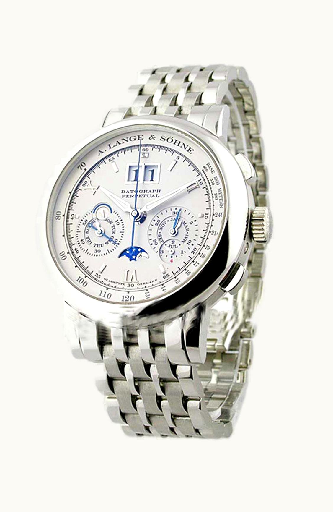 A. Lange & Söhne Datograph Perpetual Platinum / Silver / Bracelet