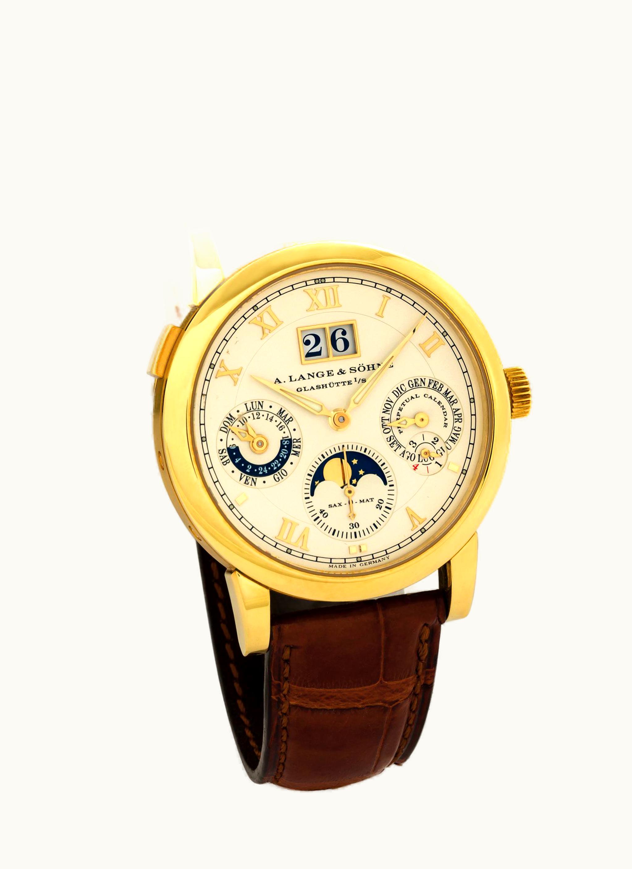 A. Lange & Söhne Langematik Perpetual Yellow Gold 310.021