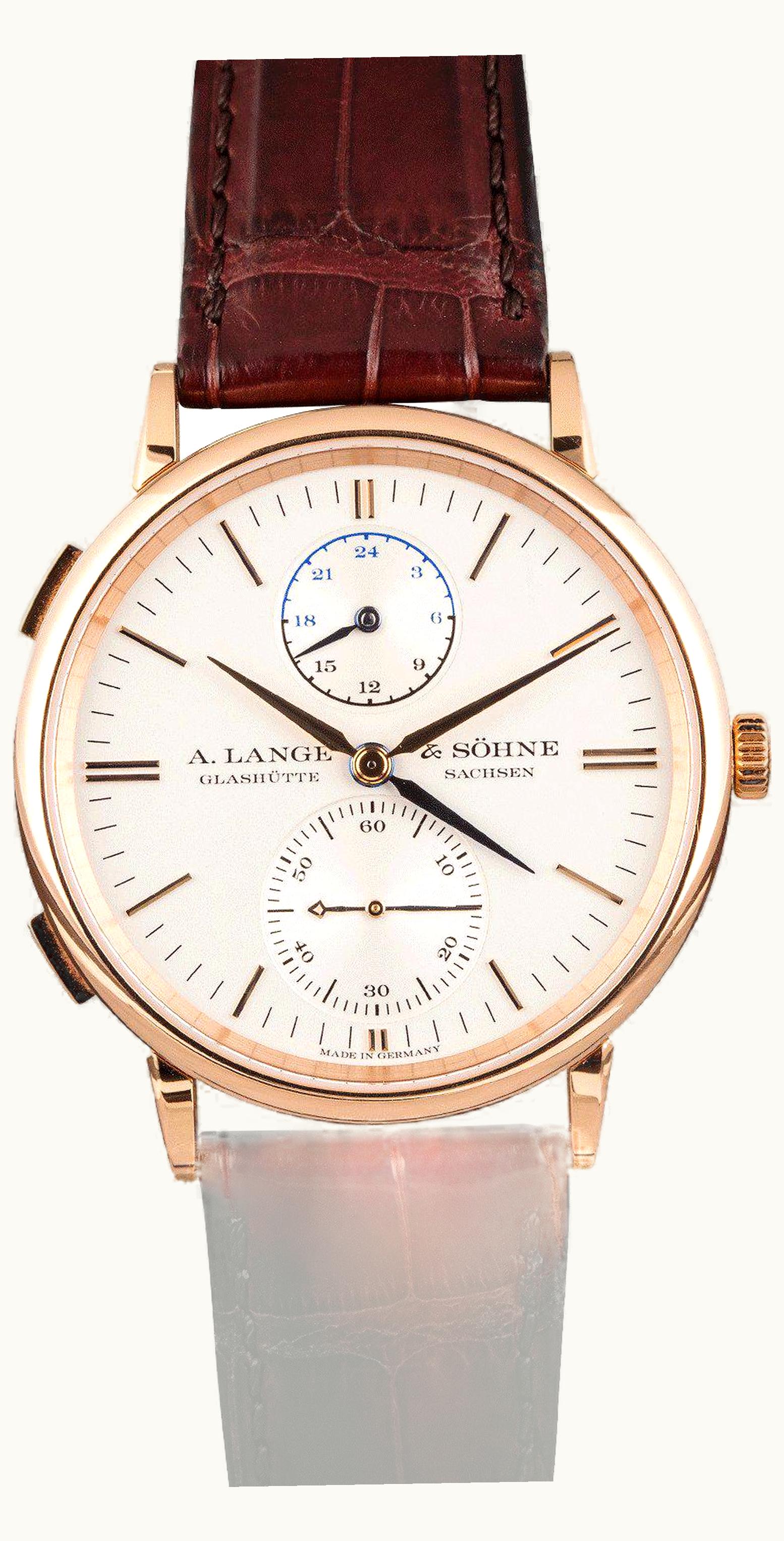 A. Lange & Söhne Saxonia Dual Time Pink Gold