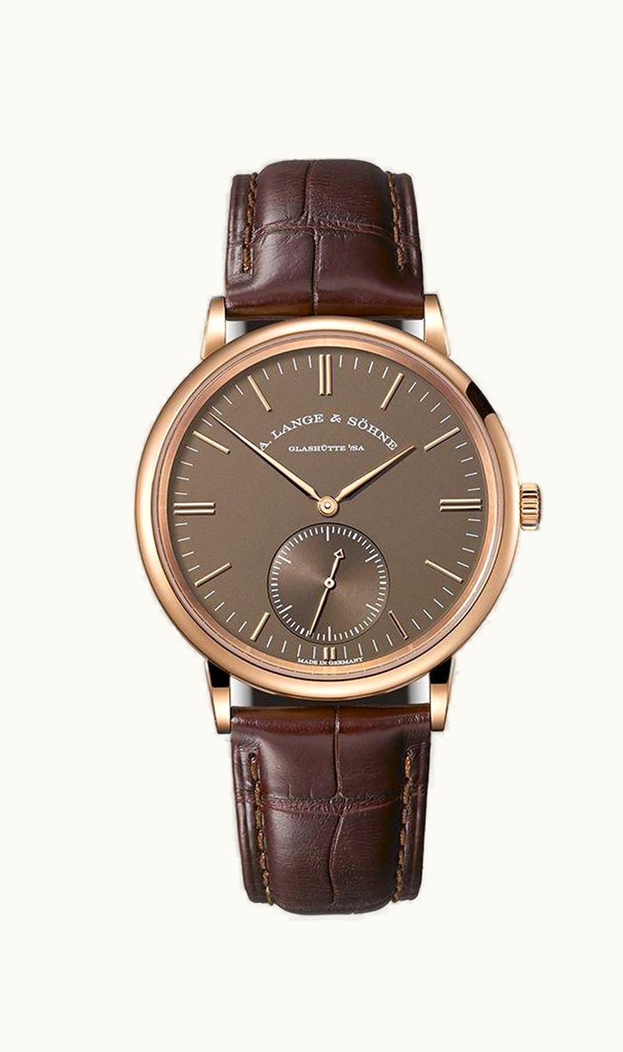 A. Lange & Söhne Saxonia Automatik Pink Gold / Terra Brown Ginza