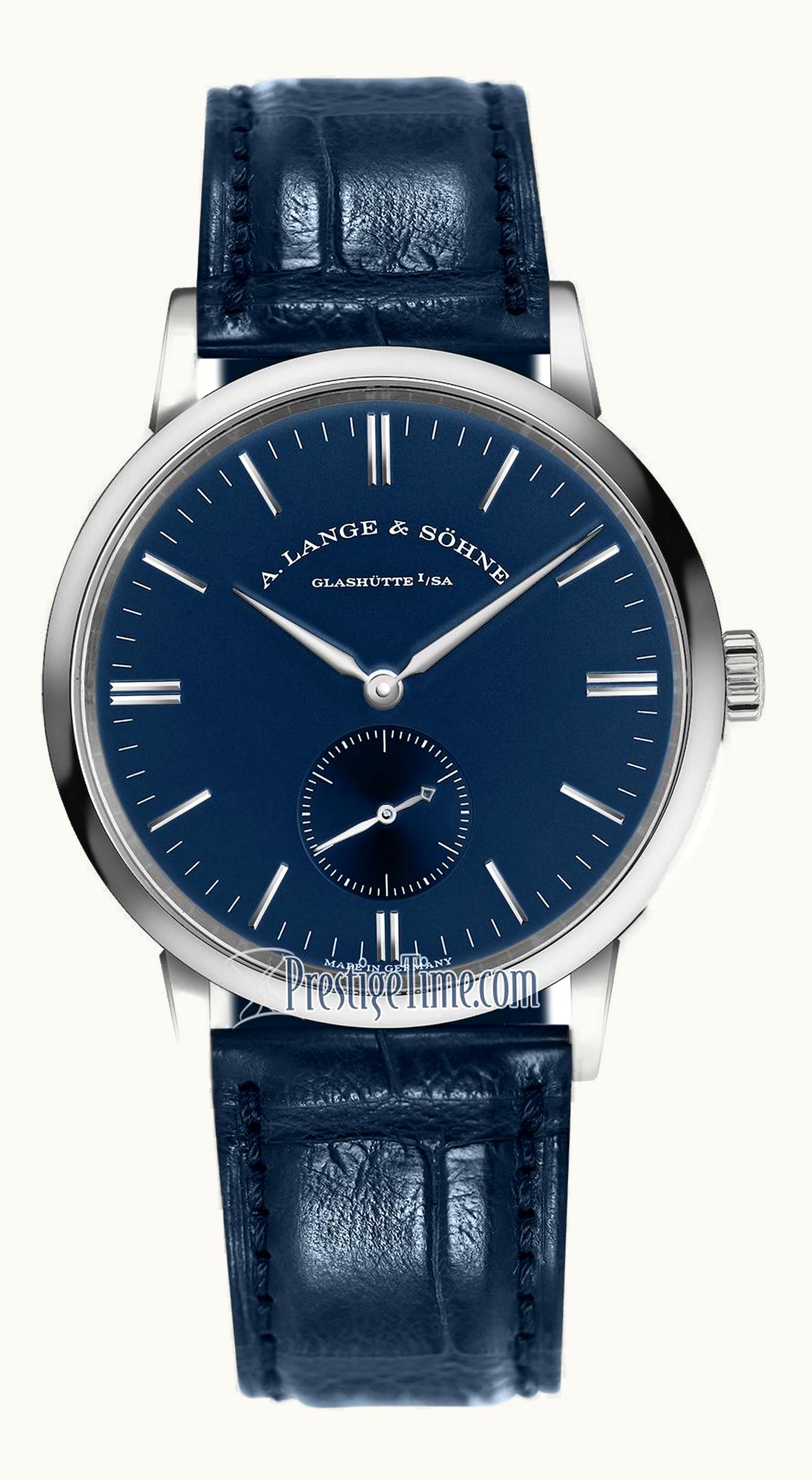 A. Lange & Söhne Saxonia 35 White Gold / Blue
