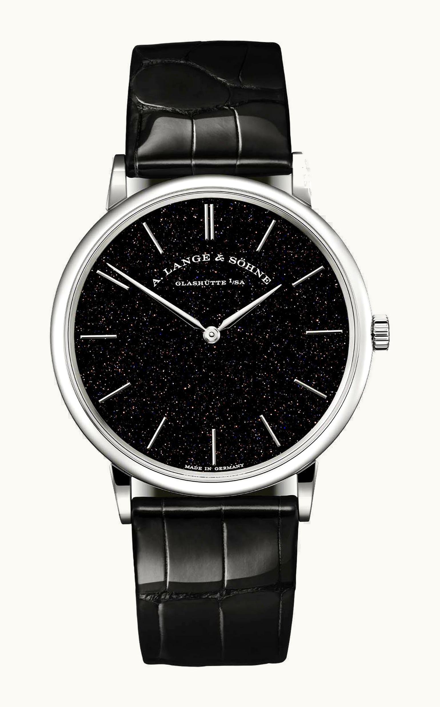 A. Lange & Söhne Saxonia Thin White Gold / Black Aventurine
