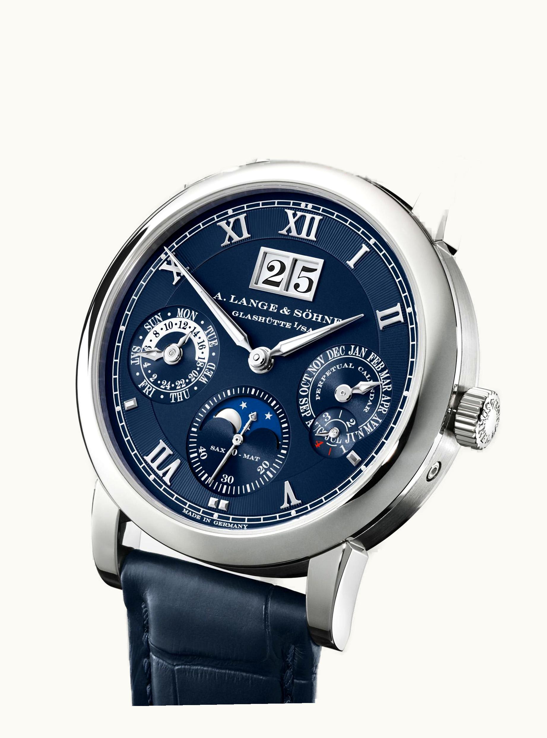 A. Lange & Söhne Langematik Perpetual White Gold / Blue / 20th Anniversary 310.028
