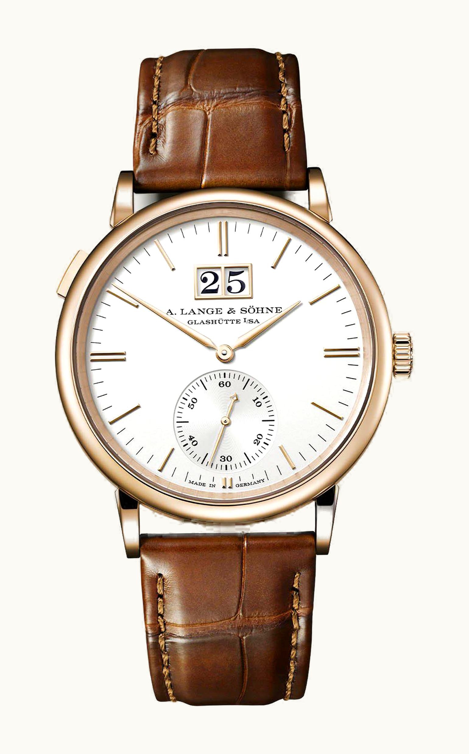 A. Lange & Söhne Saxonia Outsize Date Pink Gold / Silver