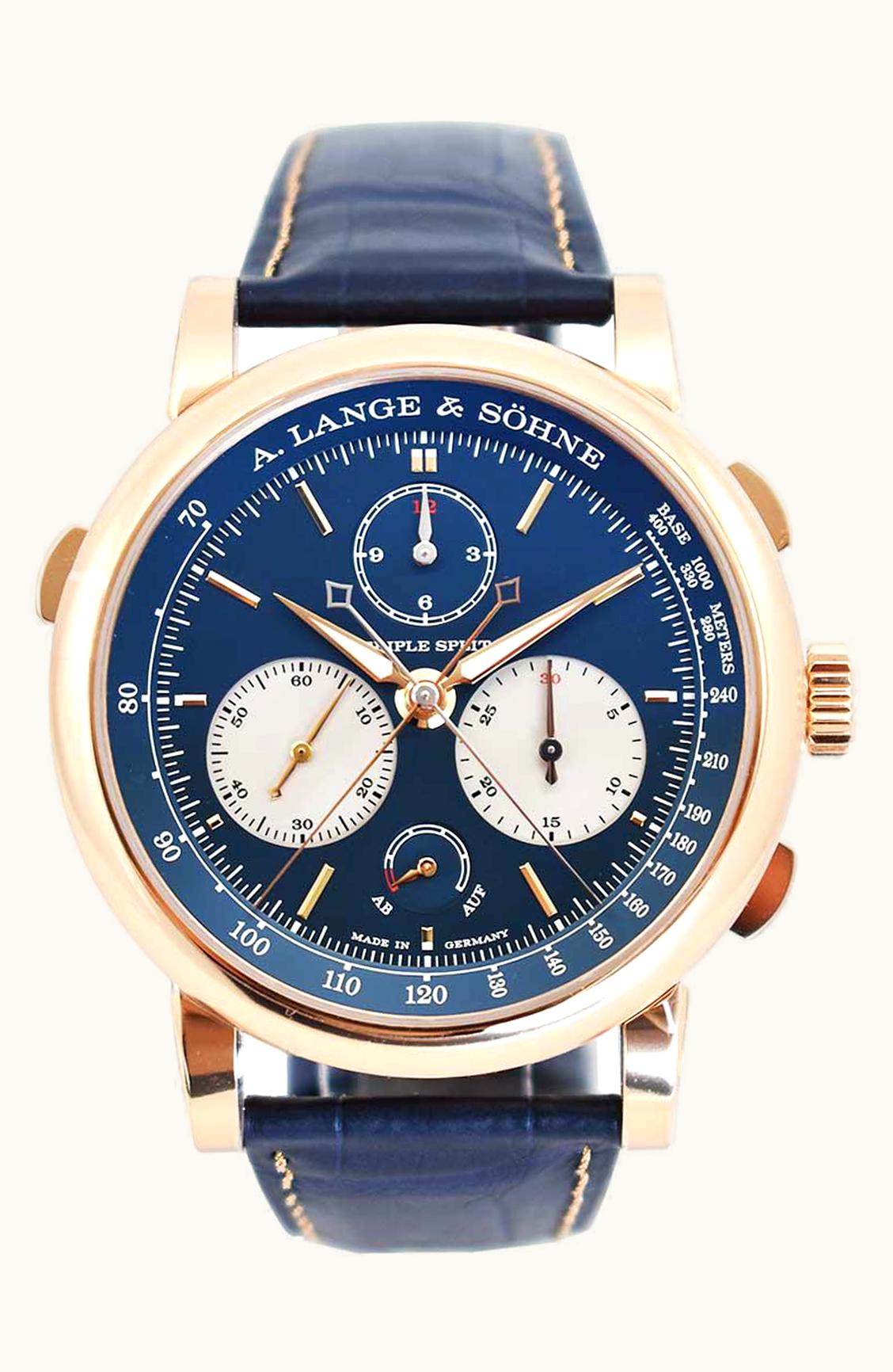 A. Lange & Söhne Triple Split Pink Gold / Blue