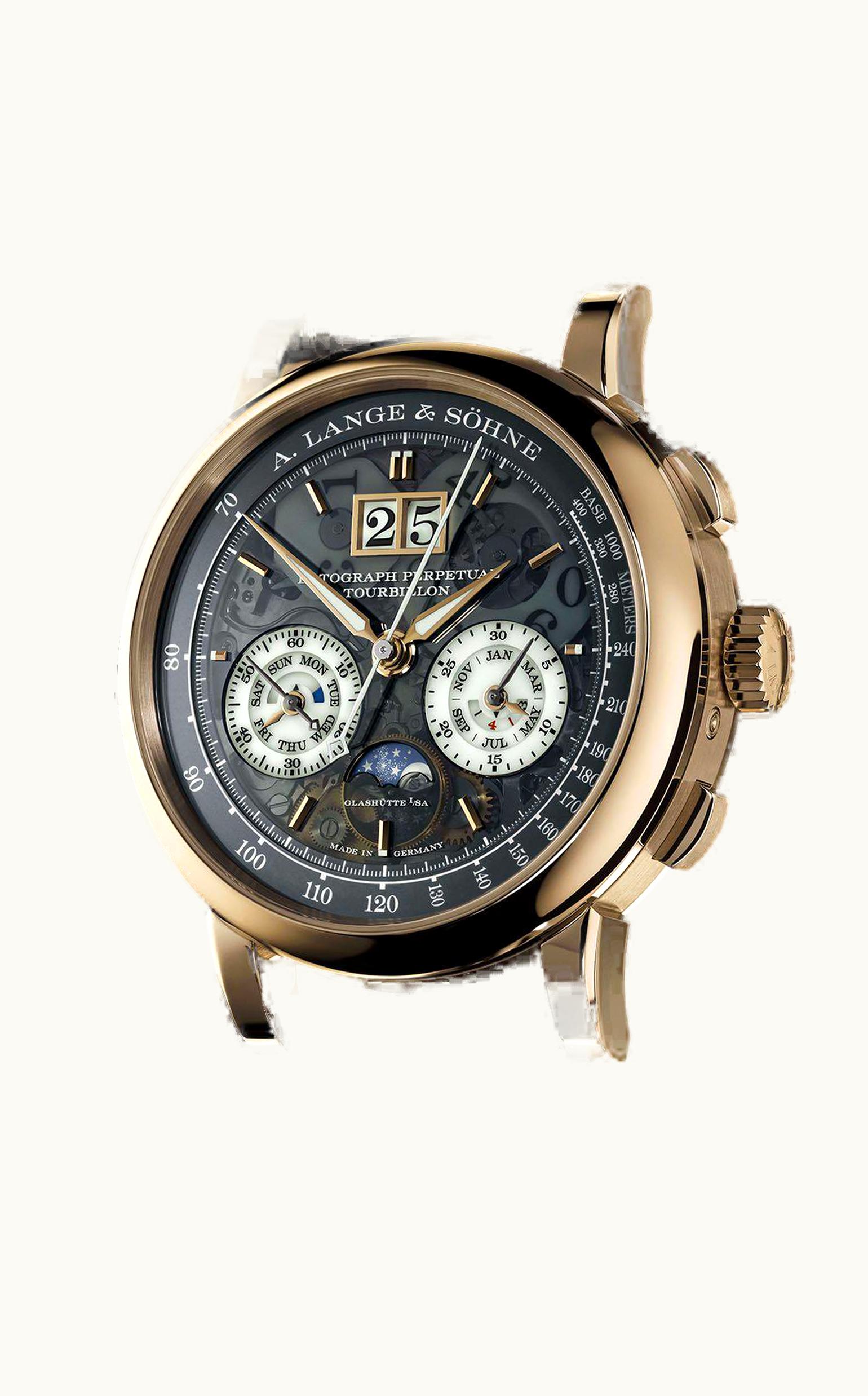 A. Lange & Söhne Datograph Perpetual Tourbillon Honeygold / Lumen