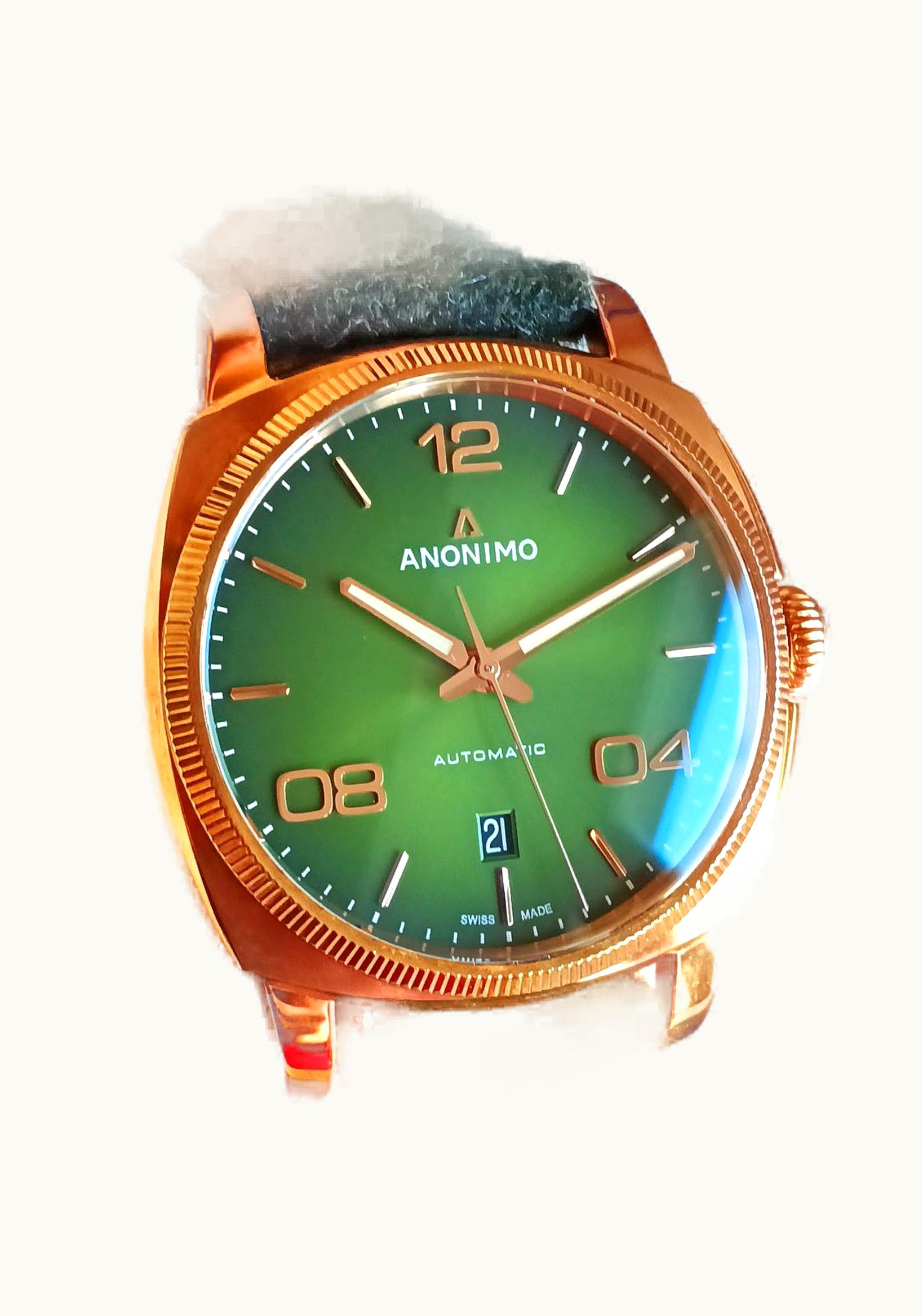 Anonimo Militare Automatic Bronze / Black / Leather
