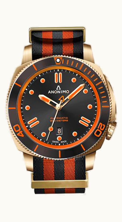 Anonimo Nautilo Automatic Bronze / Black / NATO