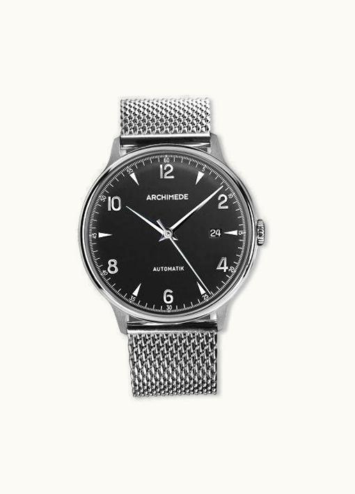 Archimede 1950-2 Stainless Steel / Black / Mesh
