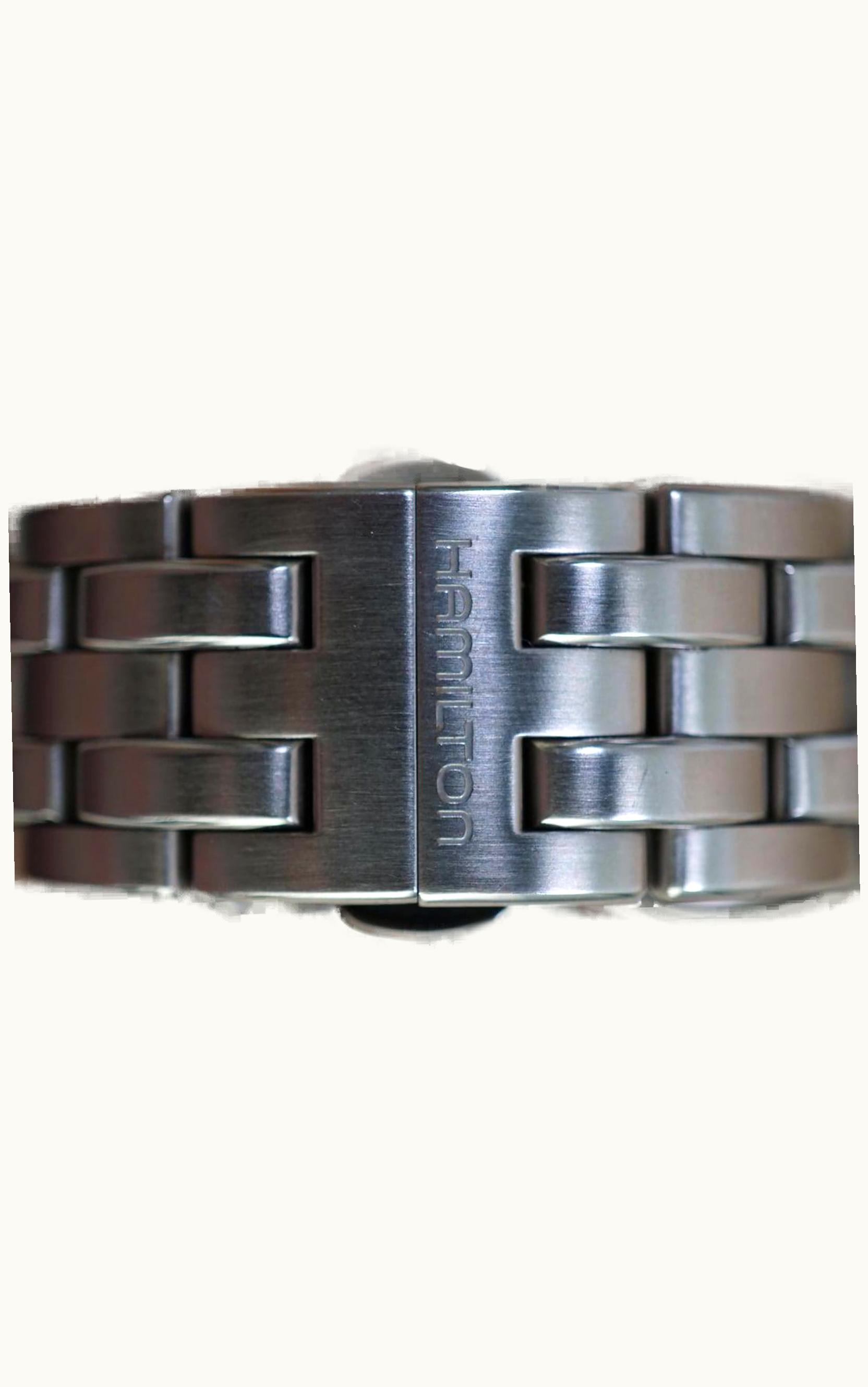 Archimede DeckWatch Stainless Steel / Black / Black Leather