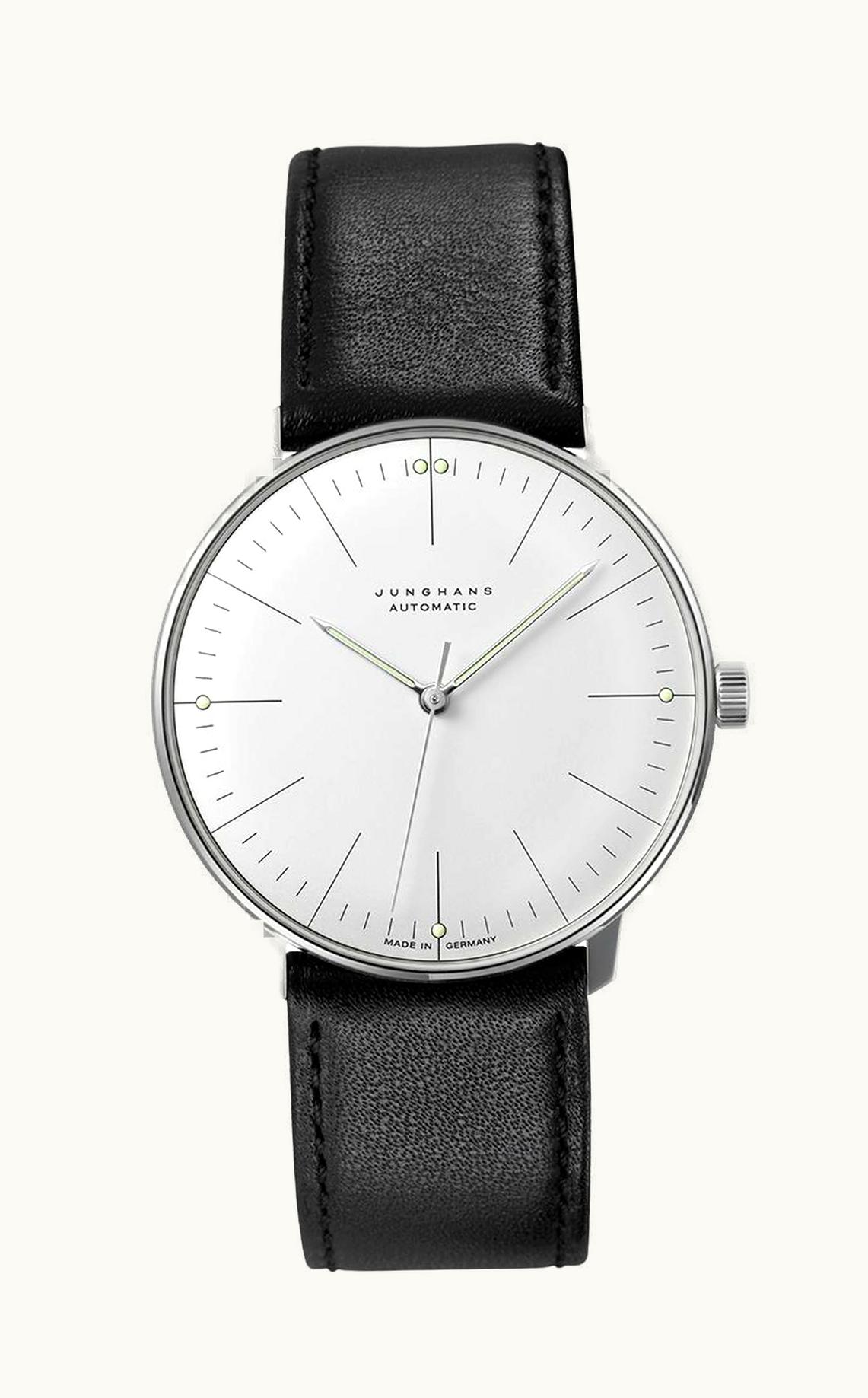 Archimede Klassik 39 Stainless Steel / Black / Black Leather