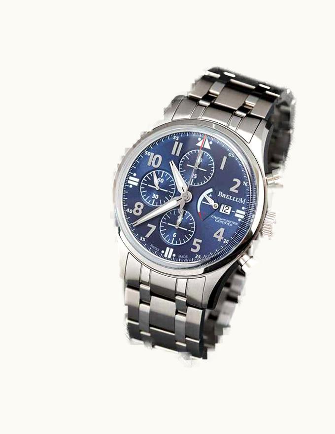 Archimede Pilot Chronograph PVD / Black