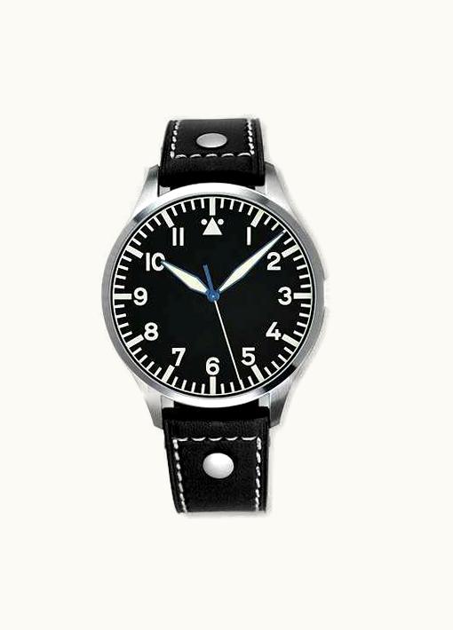 Archimede Pilot 42 H Stainless Steel / Black