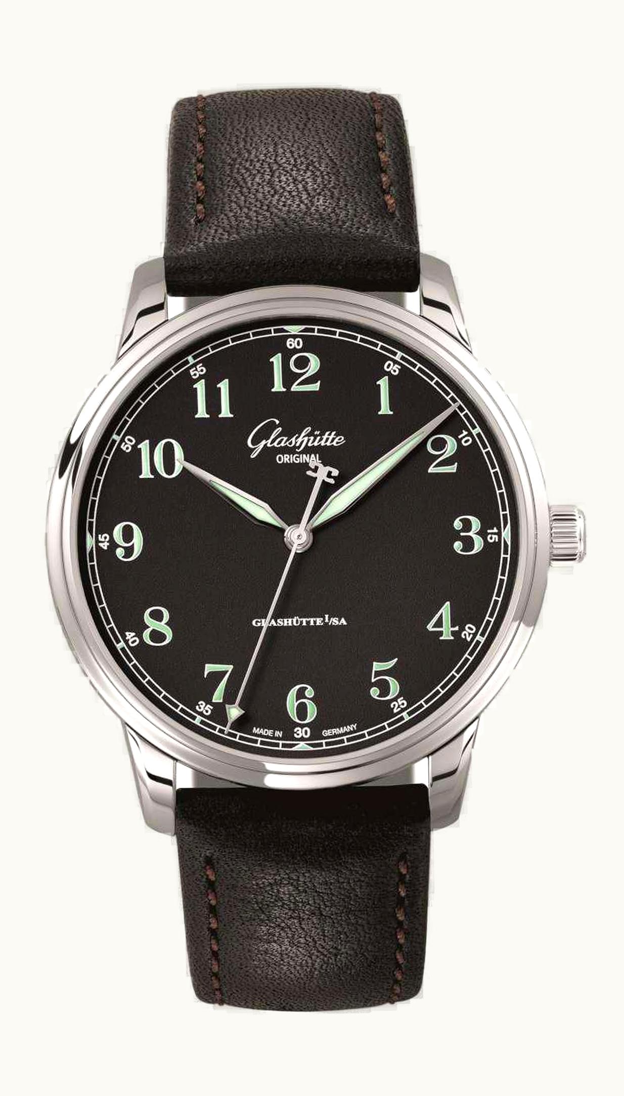 Archimede Pilot 45 Automatic Stainless Steel / Black