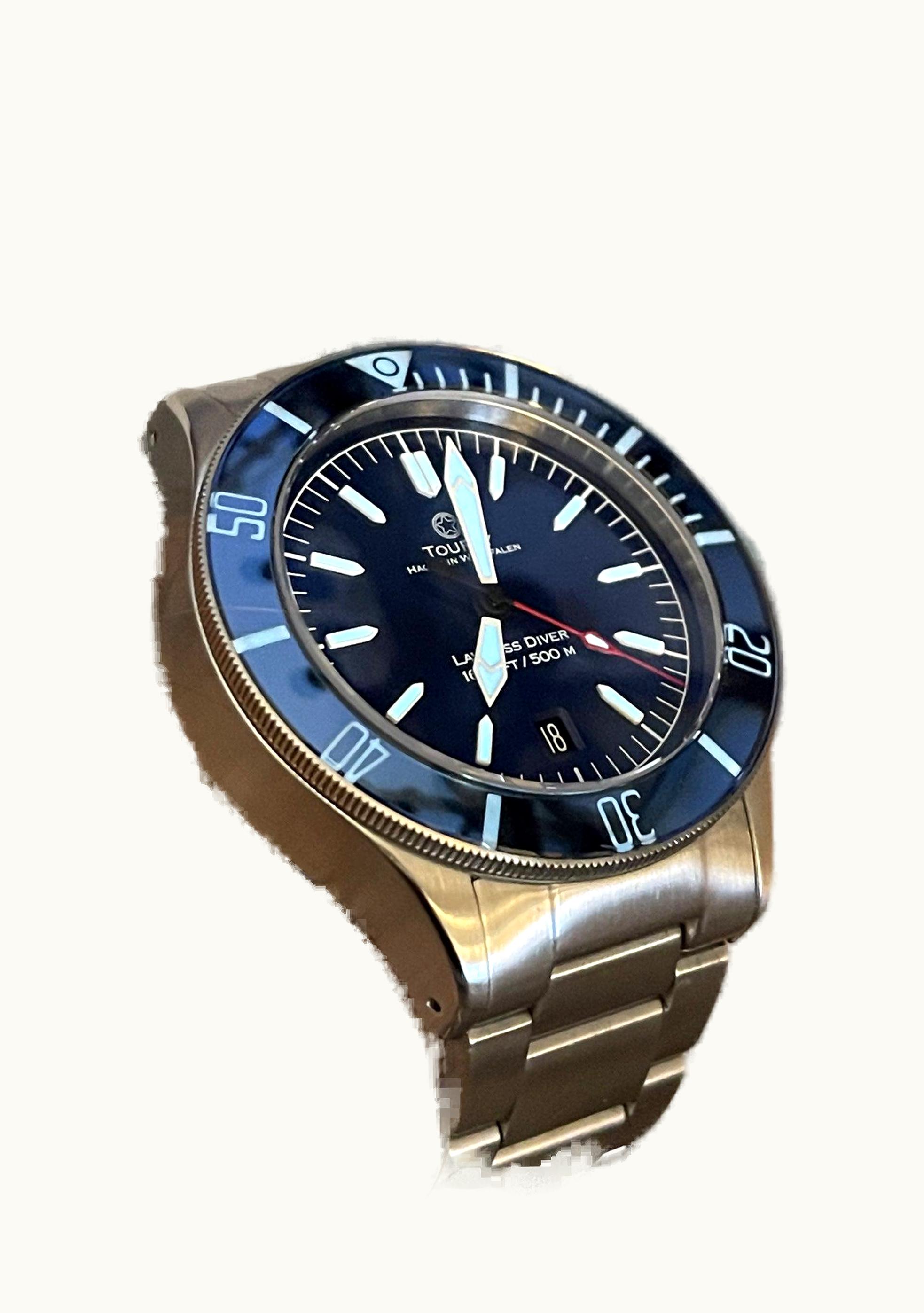 Archimede SportTaucher GMT Stainless Steel / Black / Bracelet