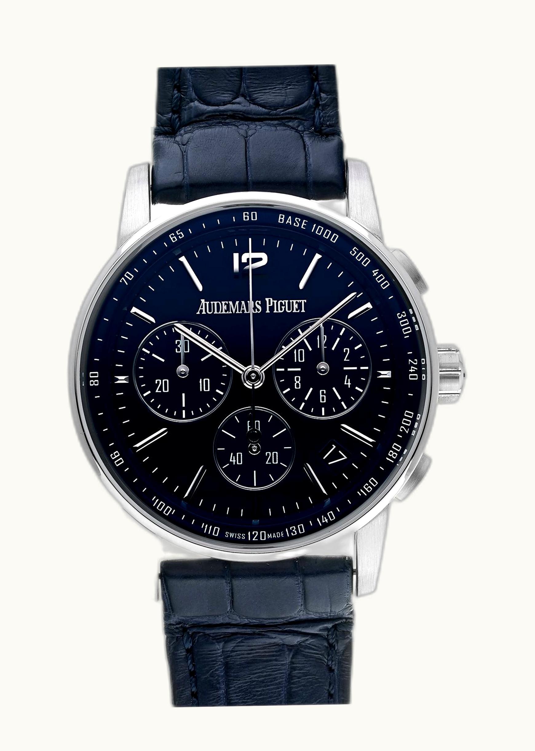 Audemars Piguet CODE 11.59 Chronograph Selfwinding White Gold / Blue