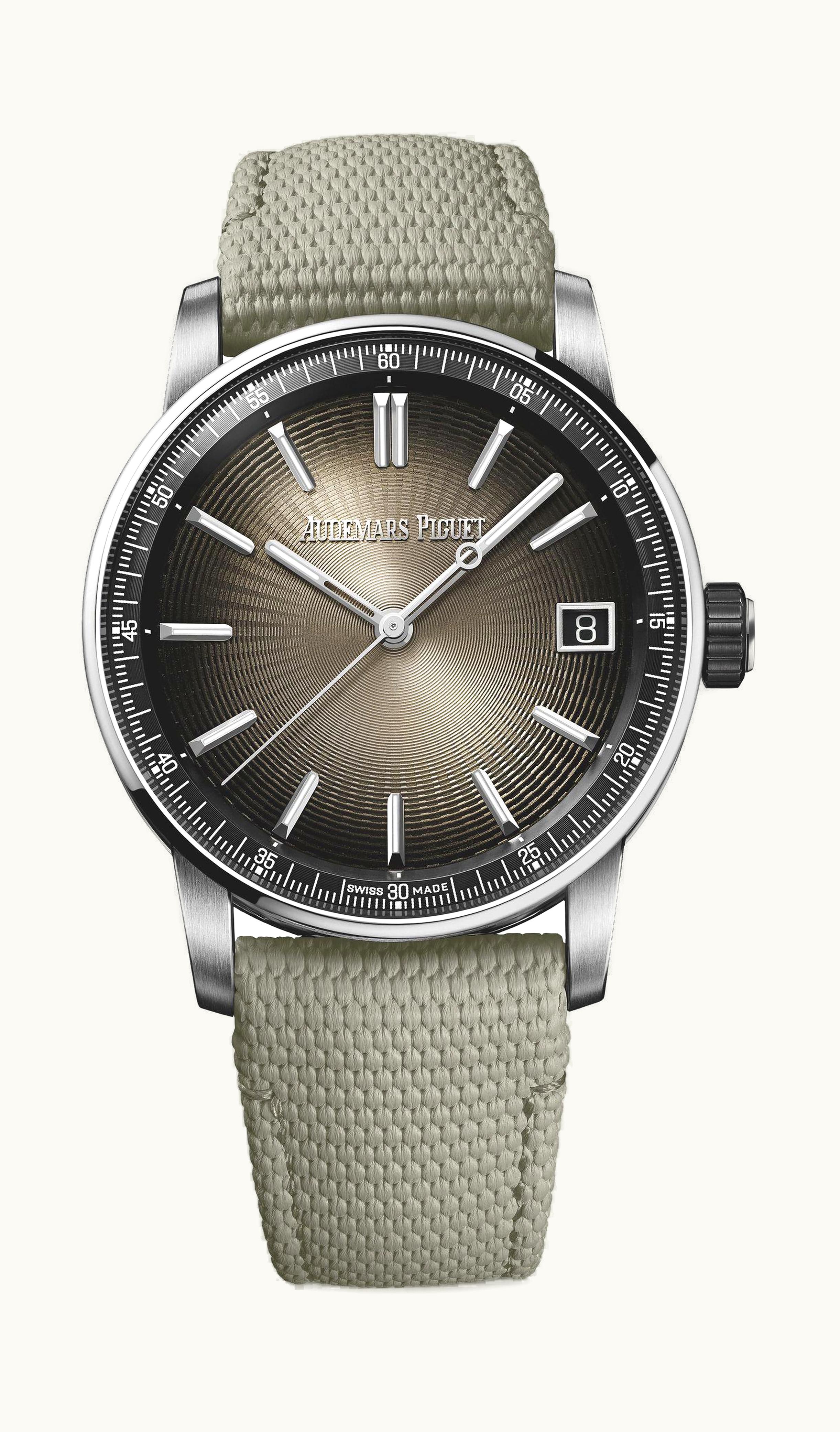 Audemars Piguet CODE 11.59 Automatic Stainless Steel - Ceramic / Beige / Fabric