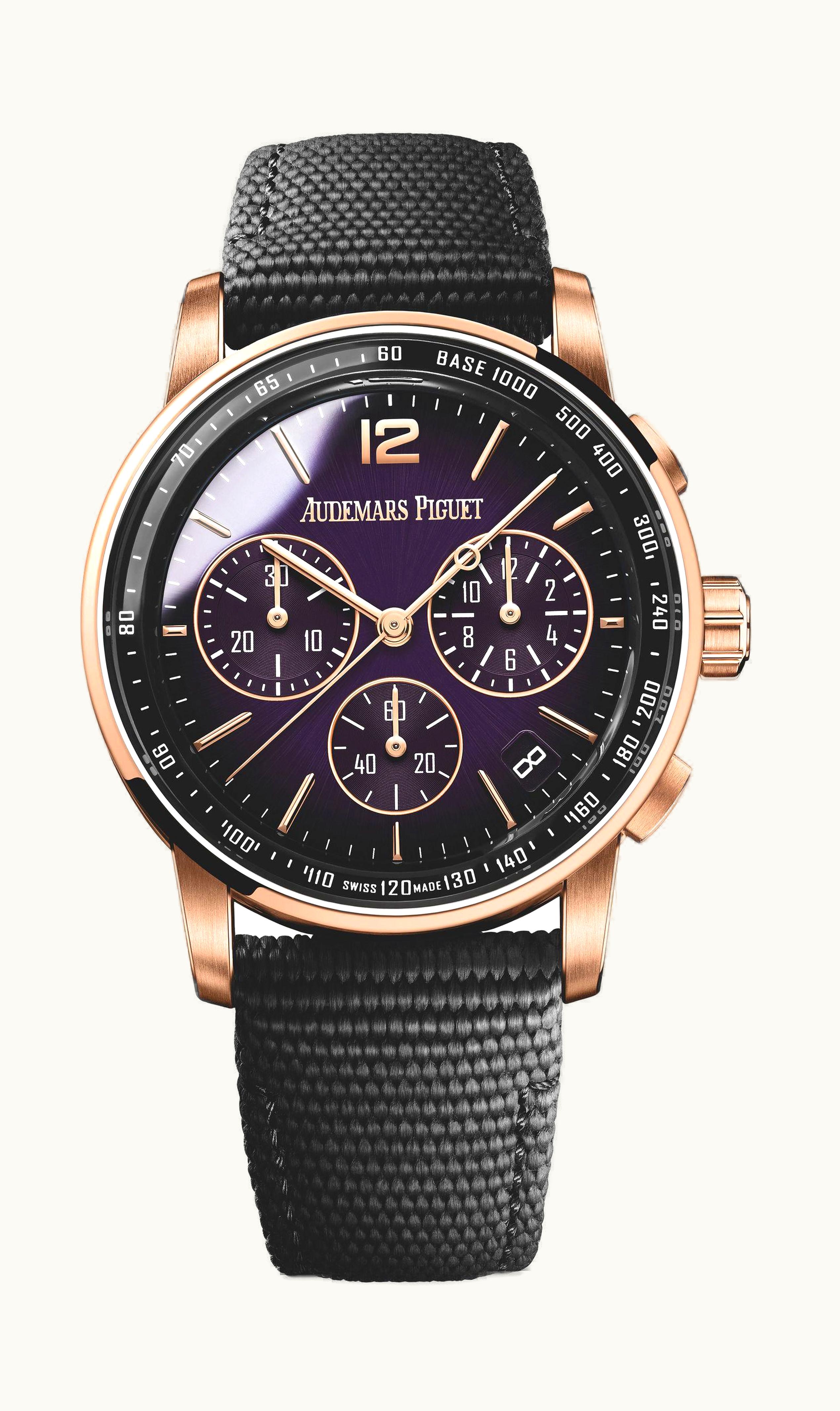 Audemars Piguet CODE 11.59 Chronograph Selfwinding Pink Gold / Black / Fabric