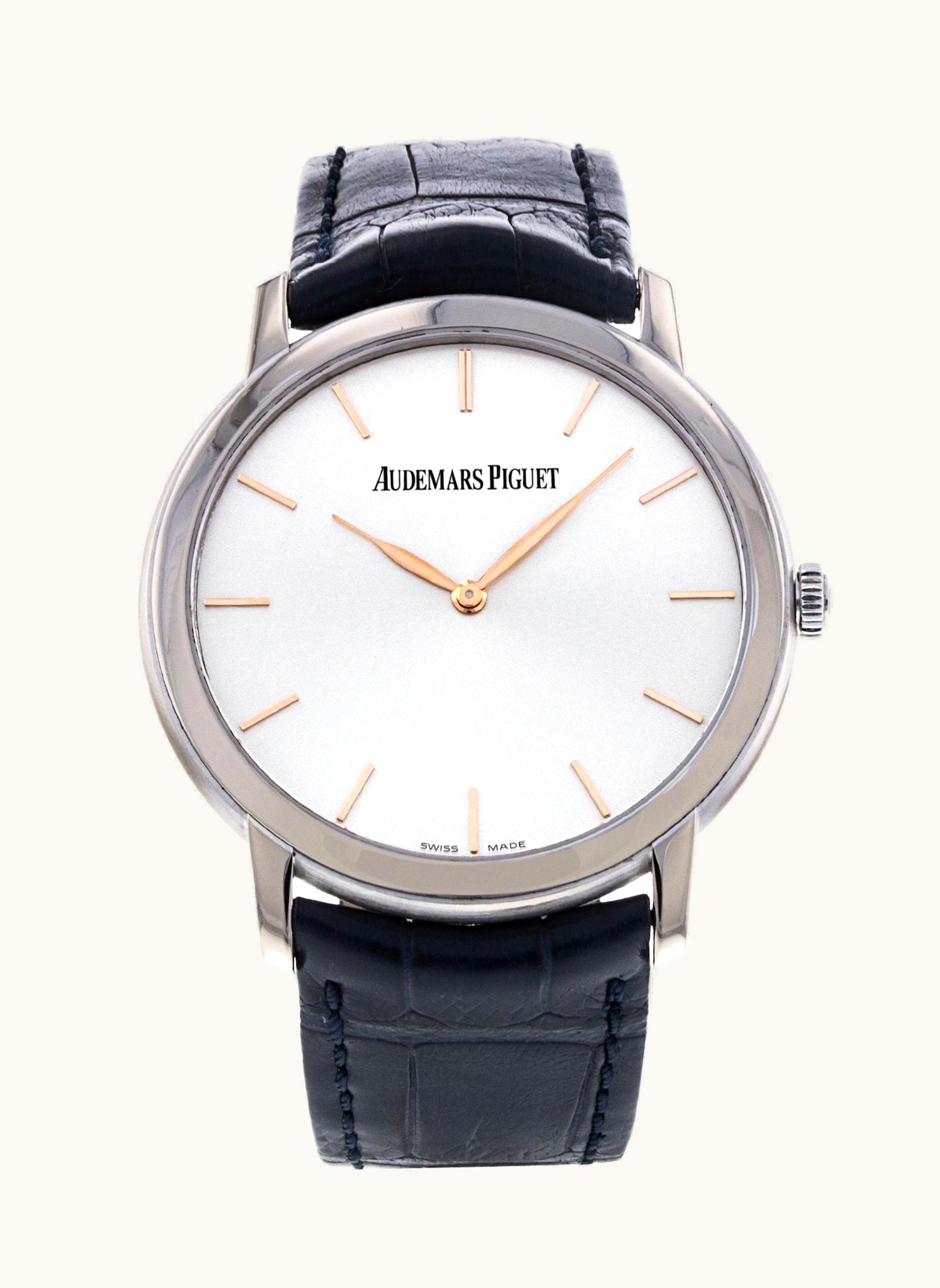 Audemars Piguet Jules Audemars 15180 Extra-Thin White Gold / Silver