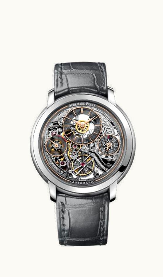 Audemars Piguet Jules Audemars 26143 Tourbillon Openworked Platinum