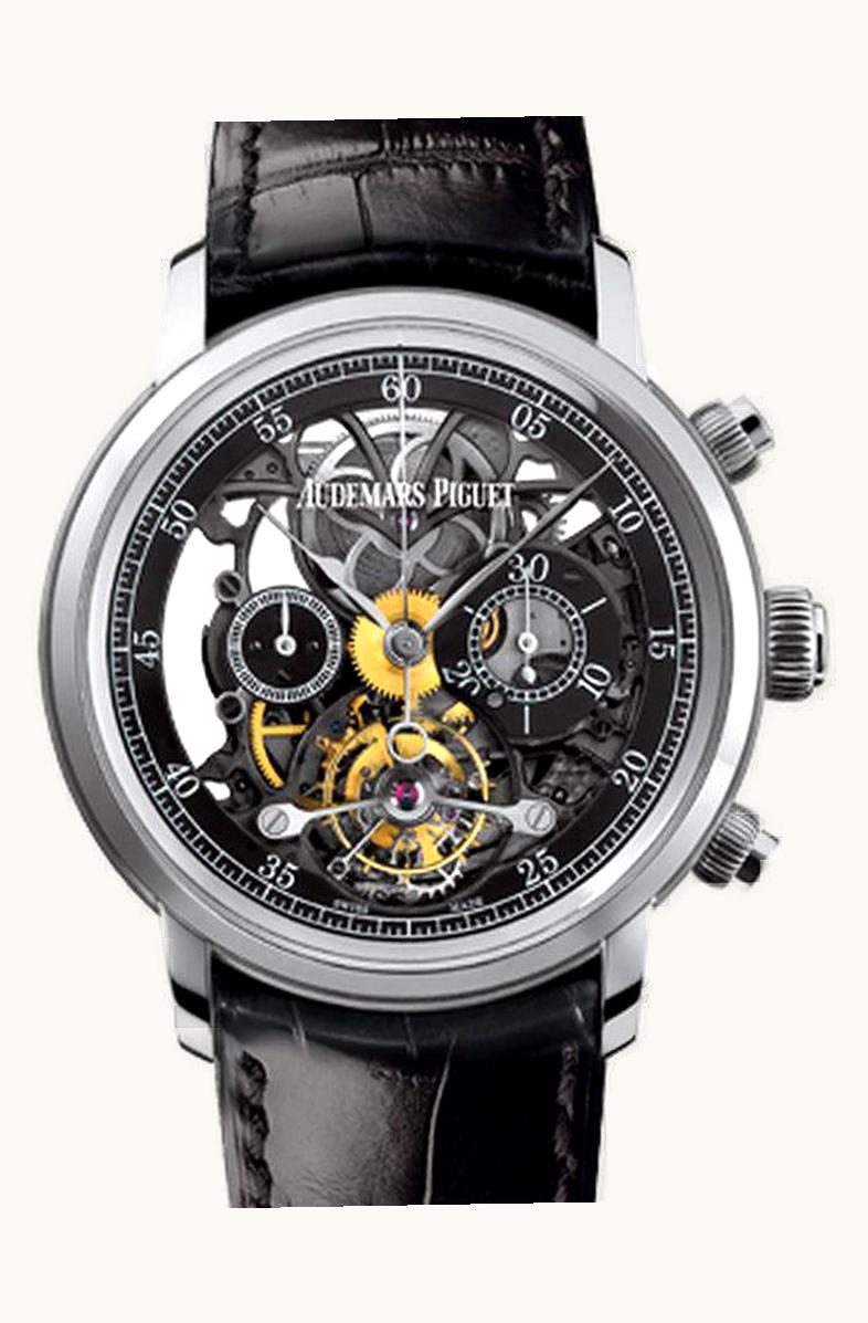 Audemars Piguet Jules Audemars 26346 Tourbillon Chronograph Openworked White Gold Boutique
