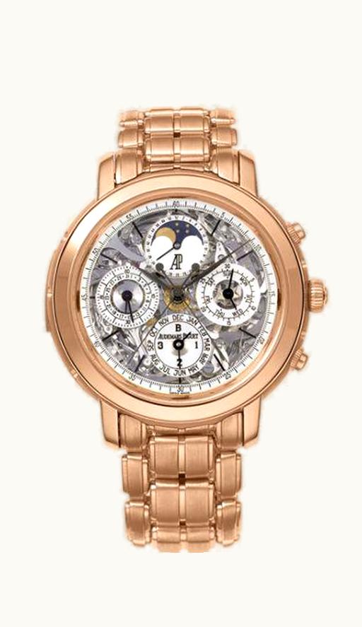 Audemars Piguet Jules Audemars 26023 Grande Complication Pink Gold / Sapphire / Bracelet