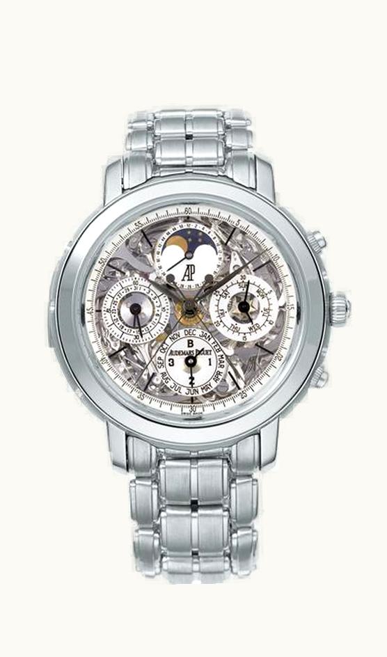 Audemars Piguet Jules Audemars 26023 Grande Complication Platinum / Sapphire / Bracelet