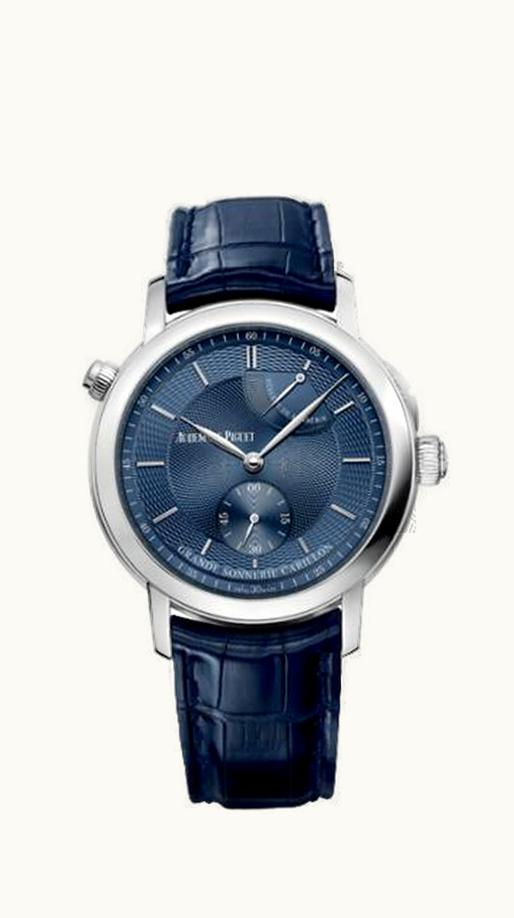 Audemars Piguet Jules Audemars 26344 Grande Sonnerie Carillon Platinum / The Hour Glass Blue