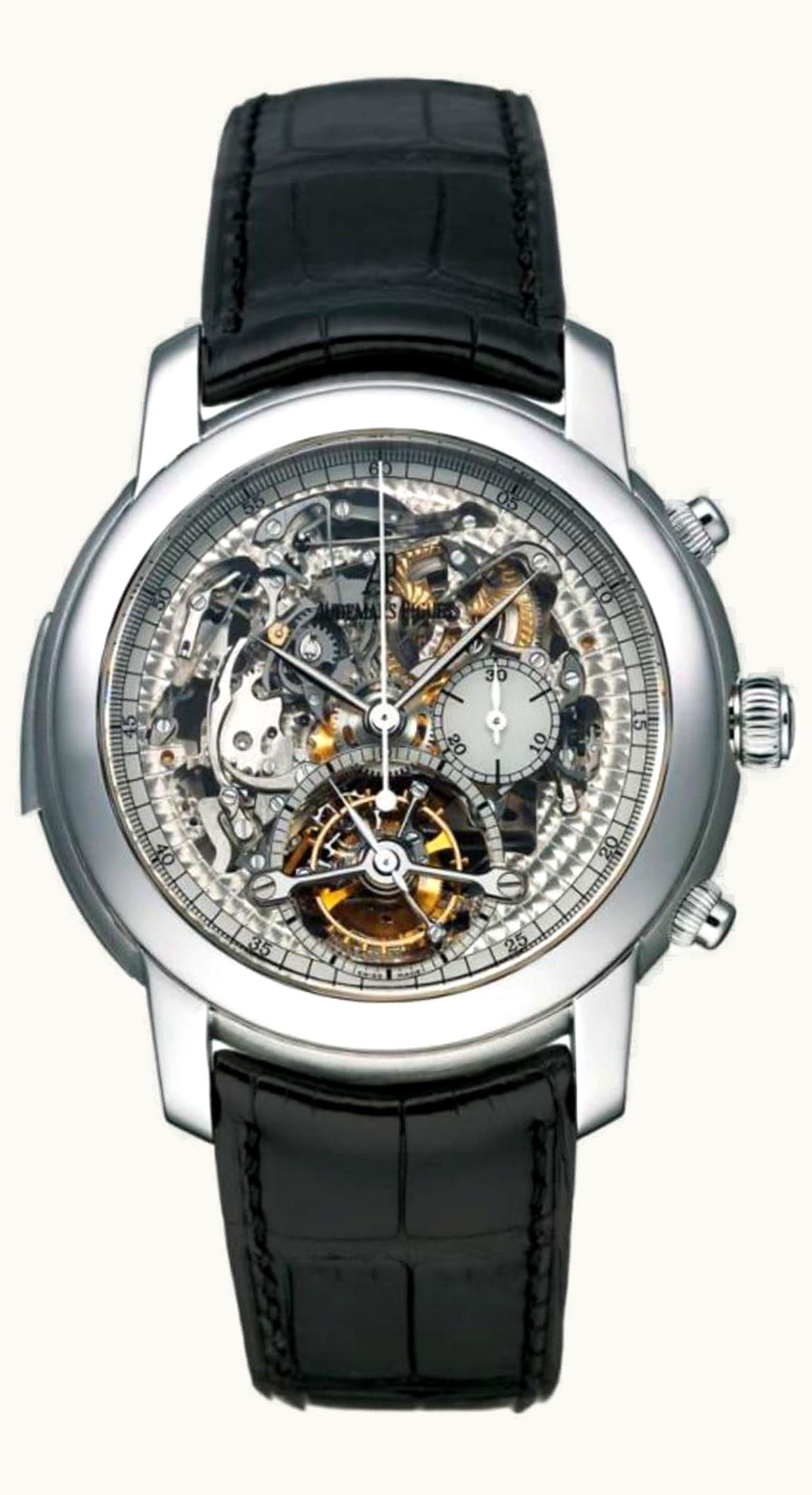 Audemars Piguet Jules Audemars Minute Repeater Tourbillon Chronograph Platinum / Openworked