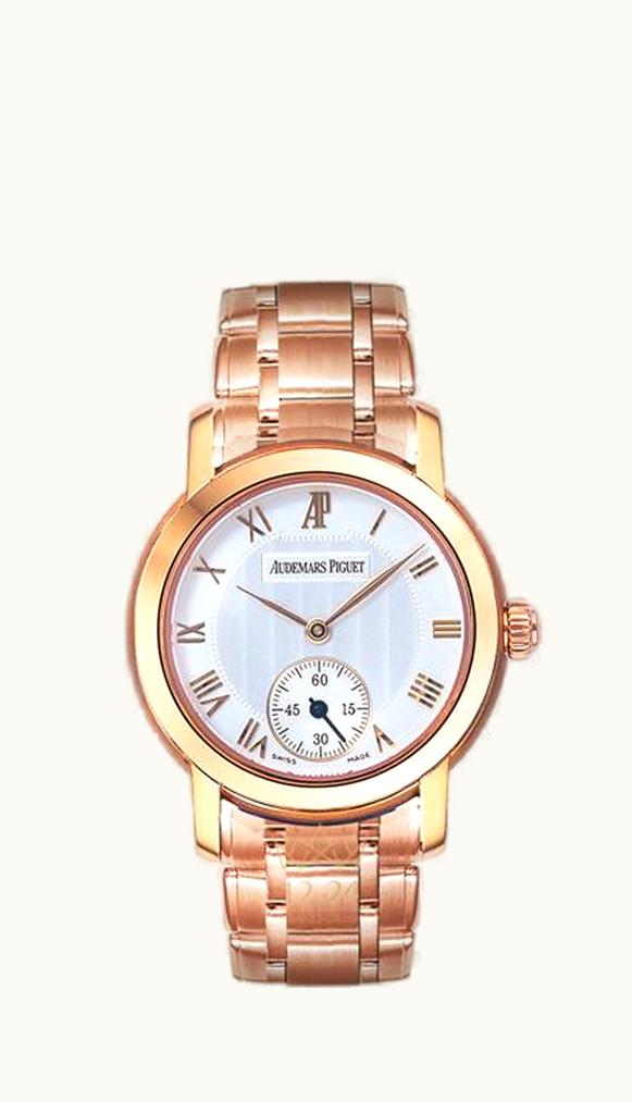 Audemars Piguet Jules Audemars Small Seconds Pink Gold / Silver / Bracelet