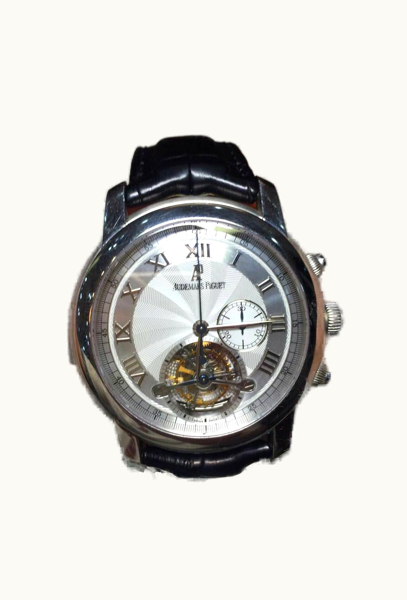 Audemars Piguet Jules Audemars Tourbillon Pink Gold / Silver