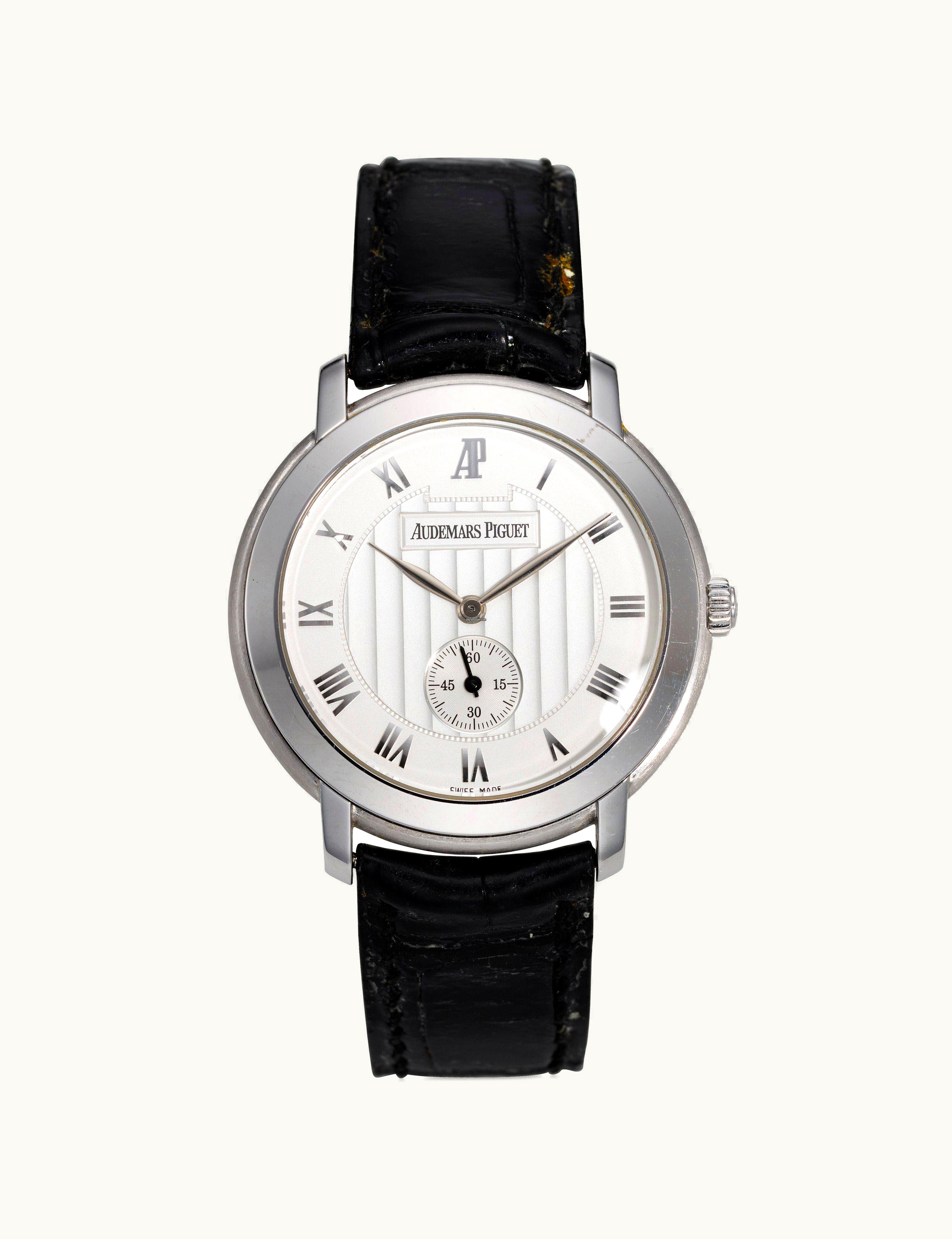 Audemars Piguet Jules Audemars Skeleton Hand-Wound White Gold / Silver