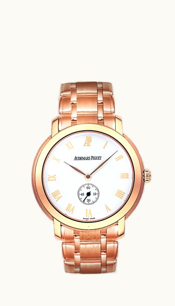 Audemars Piguet Jules Audemars Small Seconds Pink Gold / Silver / Bracelet