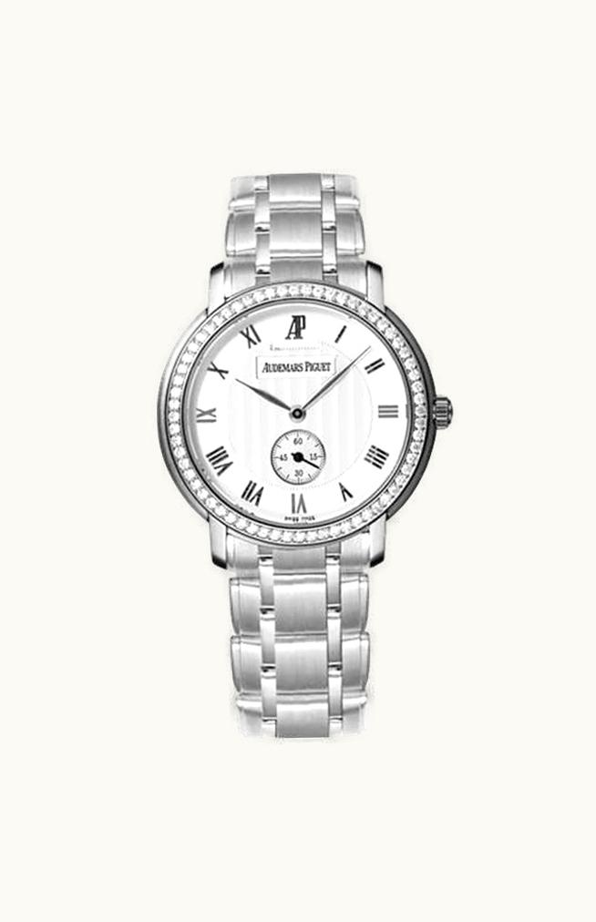 Audemars Piguet Jules Audemars Small Seconds White Gold / Diamond / Silver / Bracelet