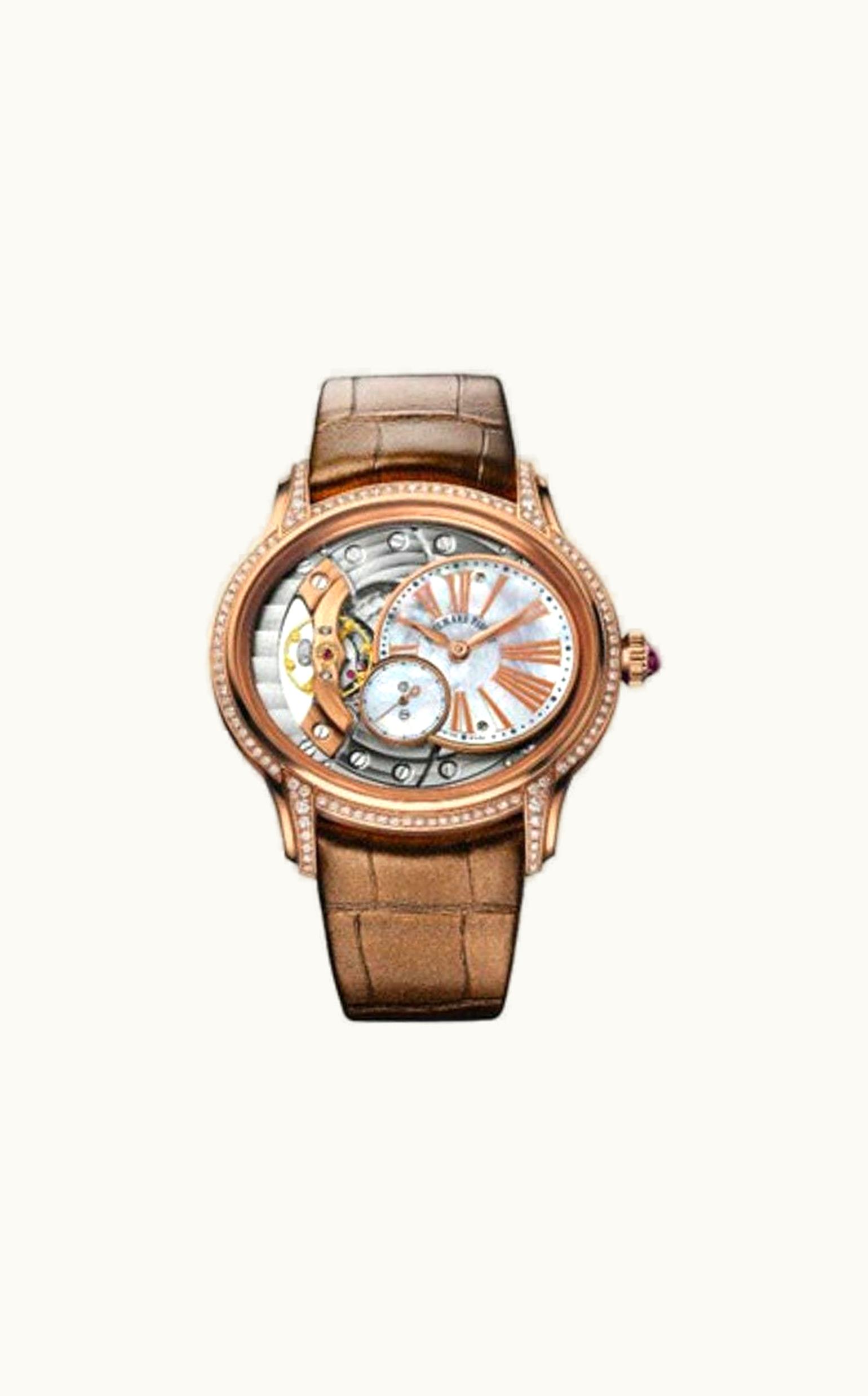 Audemars Piguet Millenary Hand-wound Pink Gold / Mother of Pearl / Bracelet