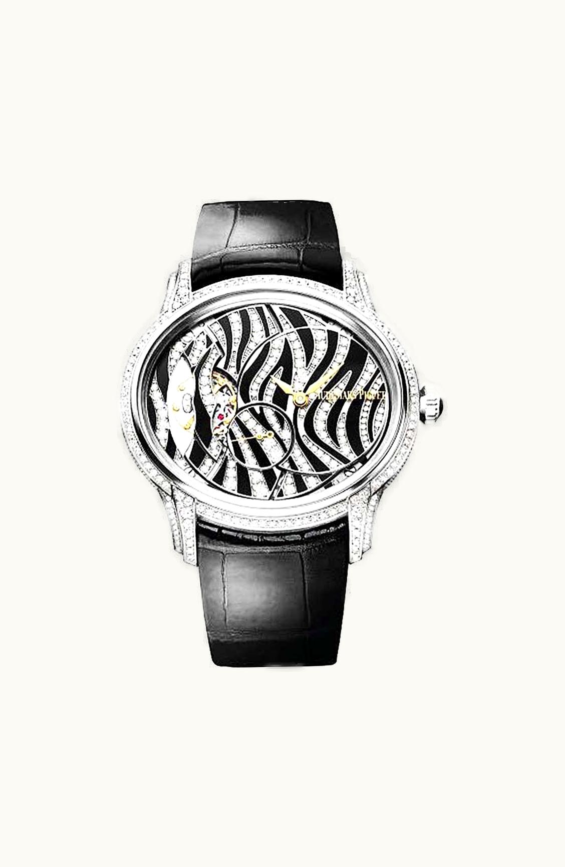 Audemars Piguet Millenary Hand-wound White Gold / Zebra