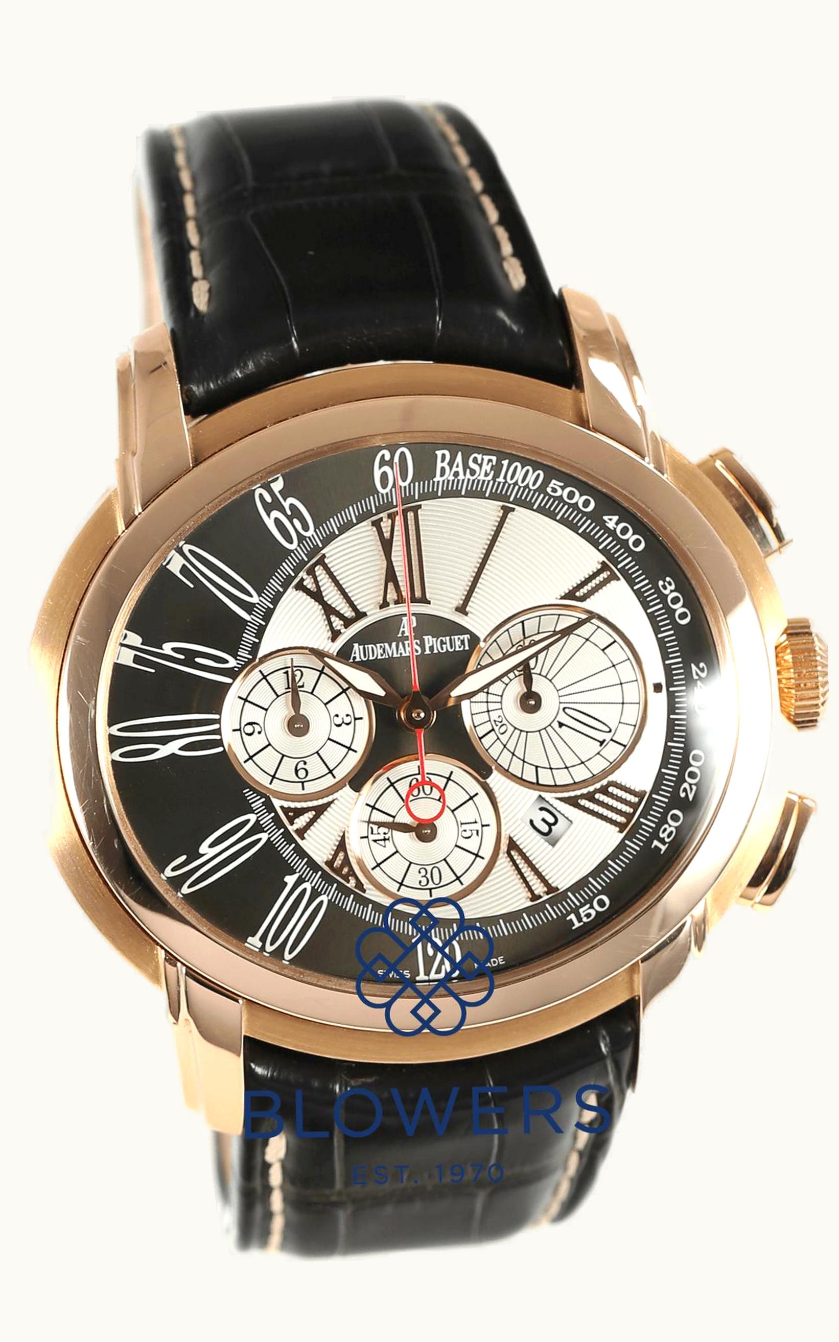 Audemars Piguet Millenary Chronograph Pink Gold / Brown