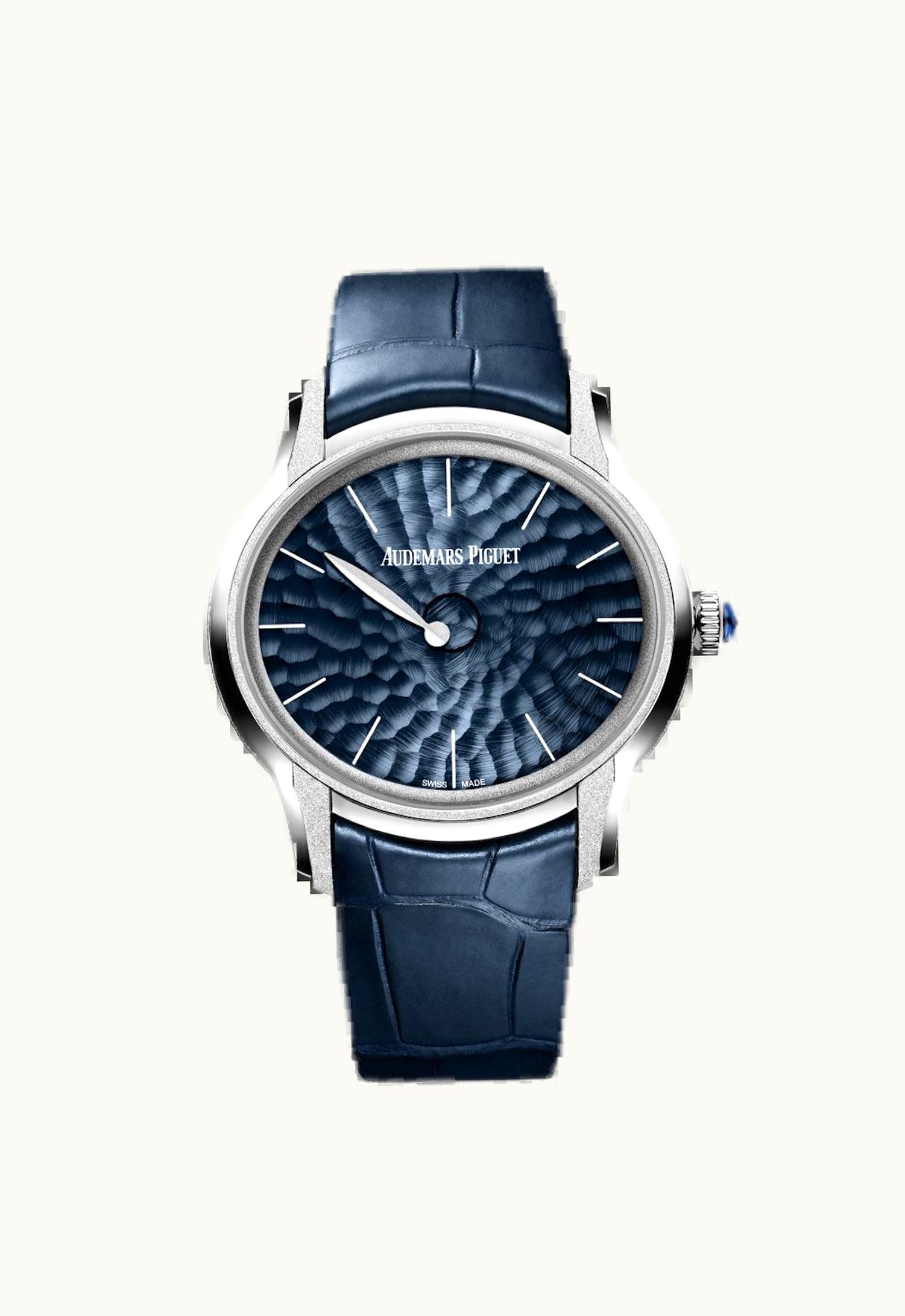 Audemars Piguet Millenary Frosted Gold Philosophique White Gold / Blue