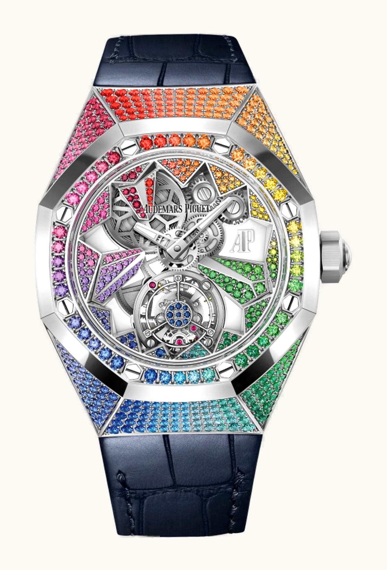 Audemars Piguet Audemars Piguet Royal Oak Concept Flying Tourbillon White Gold / Rainbow 26227BC.YY.D326CR.01