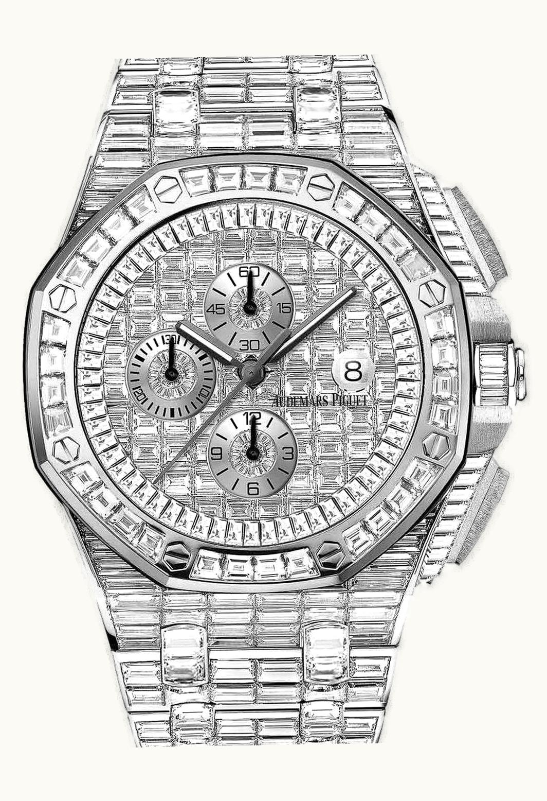 Audemars Piguet Royal Oak Offshore 26473 Full Baguette